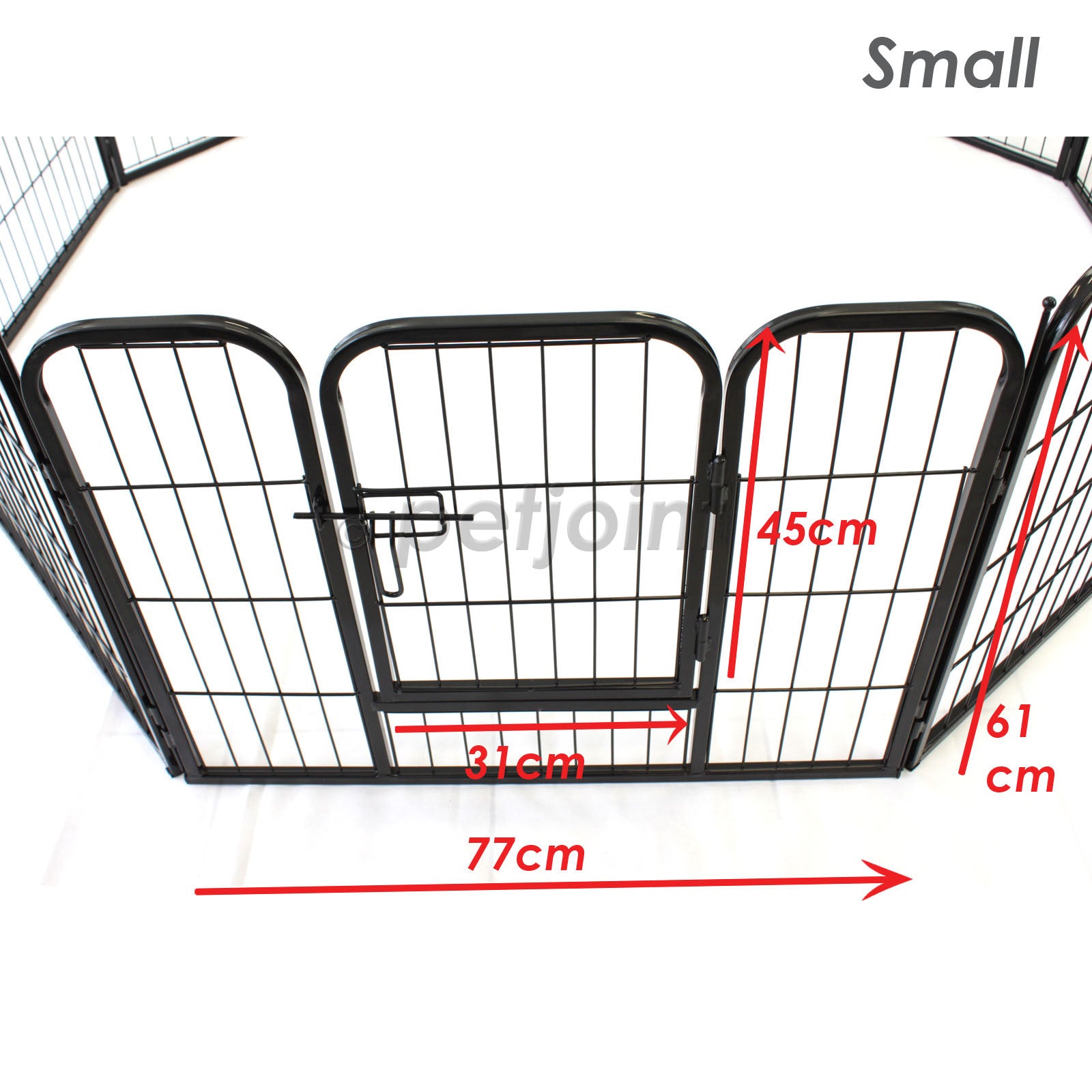 Heavy Duty Small Pet Playpen - Durable Puppy Dog Enclosure Cage & Fence for Indoor/Outdoor Use - Perfect for Playtime, Training, and Safe Containment