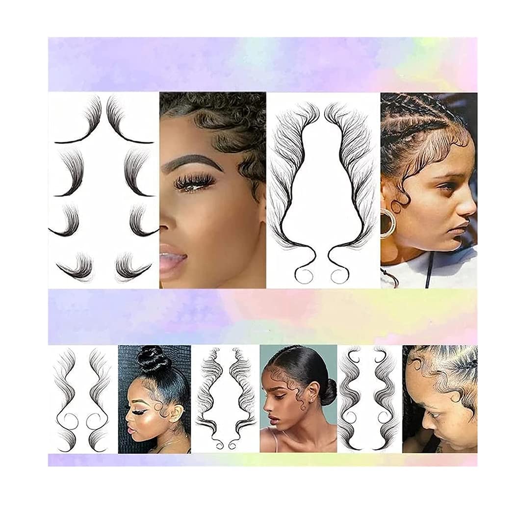 Dorakitten DIY Waterproof Hair Stickers - Unisex Fashion Hair Accessories for Styling & Forehead Decoration | Perfect for Cosplay, Parties & Daily Wear