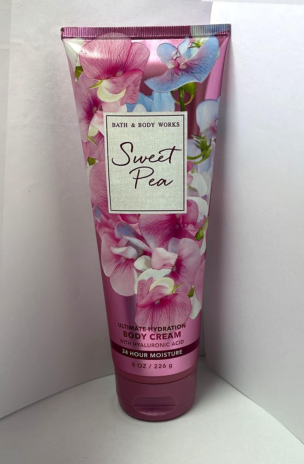 Bath & Body Works Sweet Pea Ultra Shea Body Cream - 8 oz | Deeply Moisturizing Hand & Body Lotion for Dry Skin | Perfect for Daily Hydration & Gift Sets