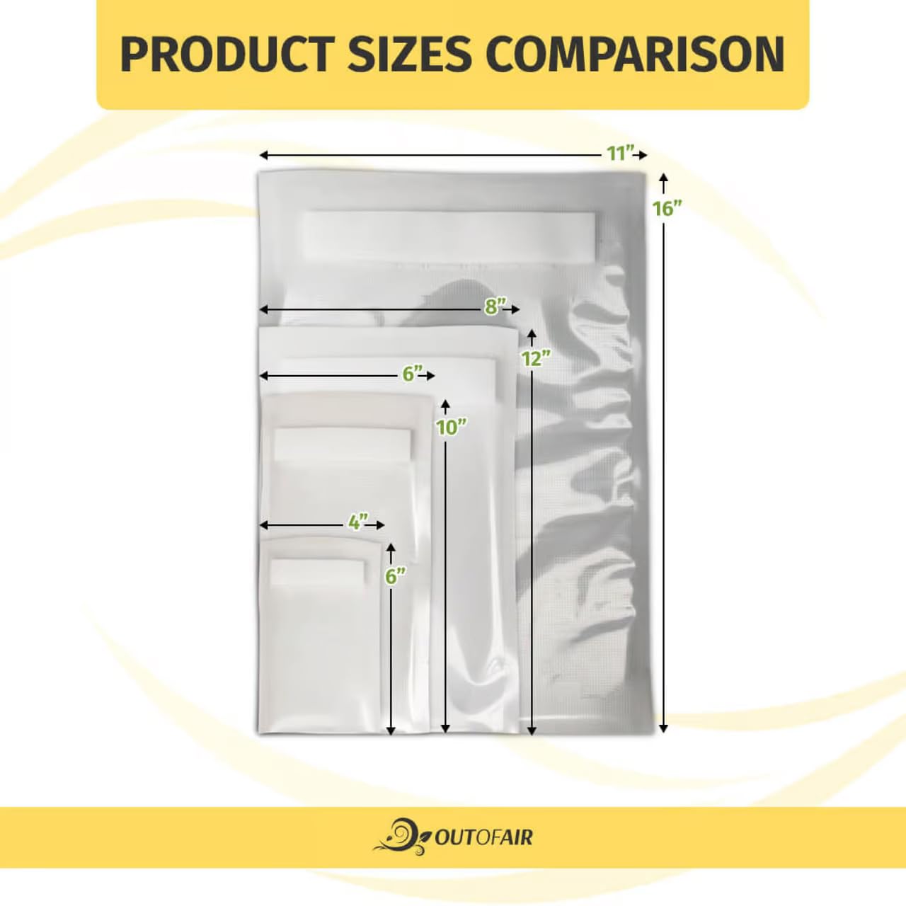 100 BPA-Free Vacuum Sealer Bags 4