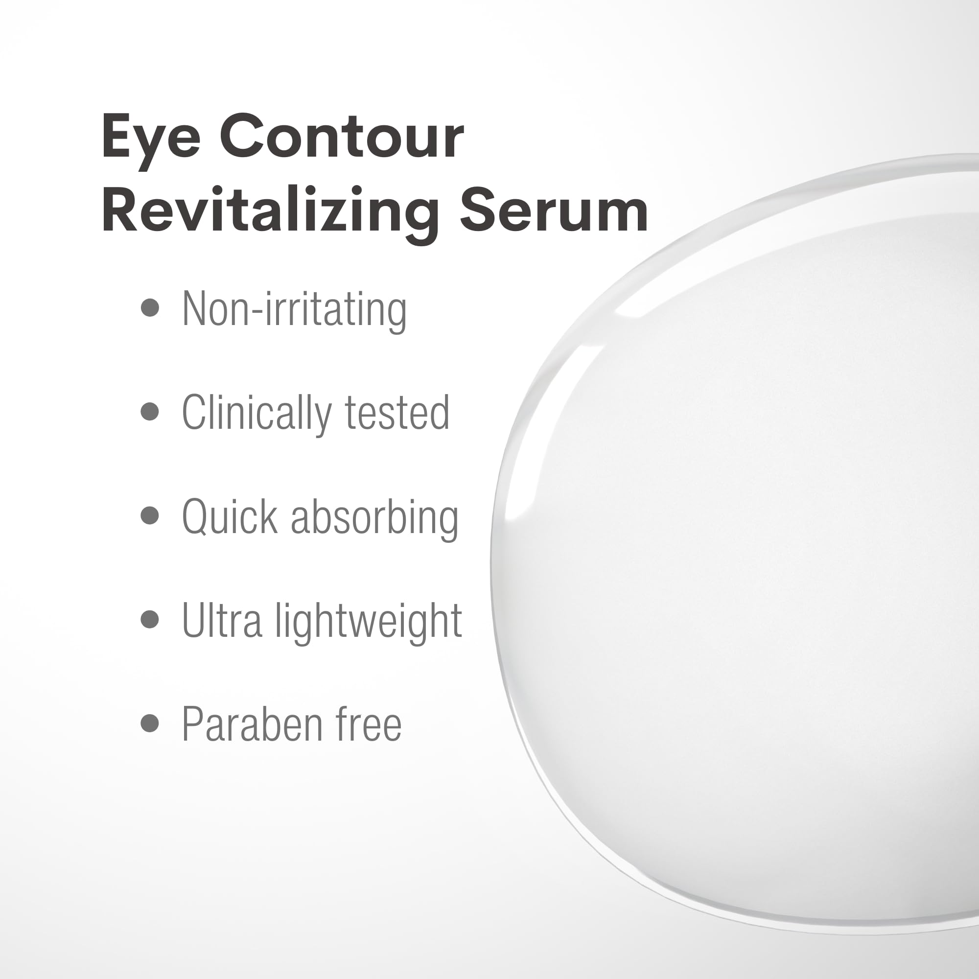 Best Eye Contour Revitalizing Serum for Wrinkles & Dark Circles - 8oz Anti-Aging Eye Treatment - Perfect for Night Routine & Daily Skincare
