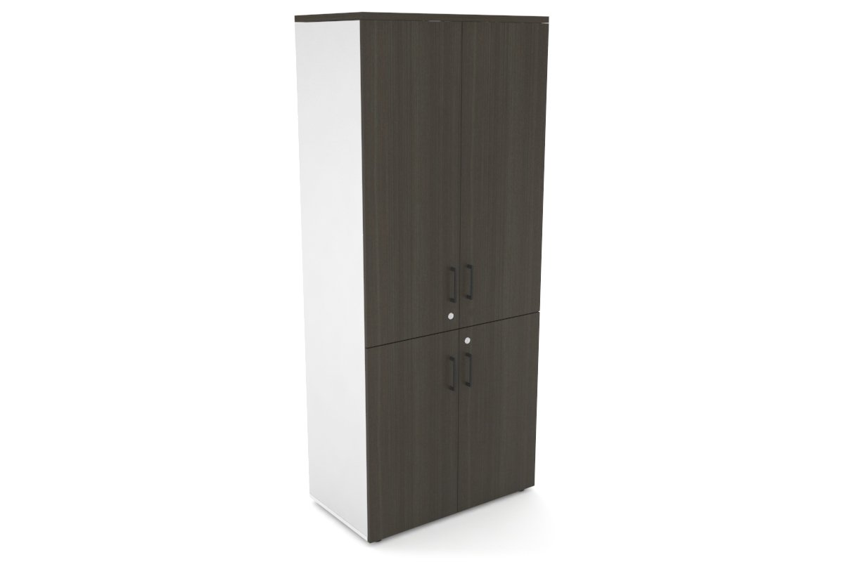 Large Storage Cabinet with Small & Medium Doors - 800W x 1870H x 450D - Perfect for Office, Classroom, or Warehouse Organization