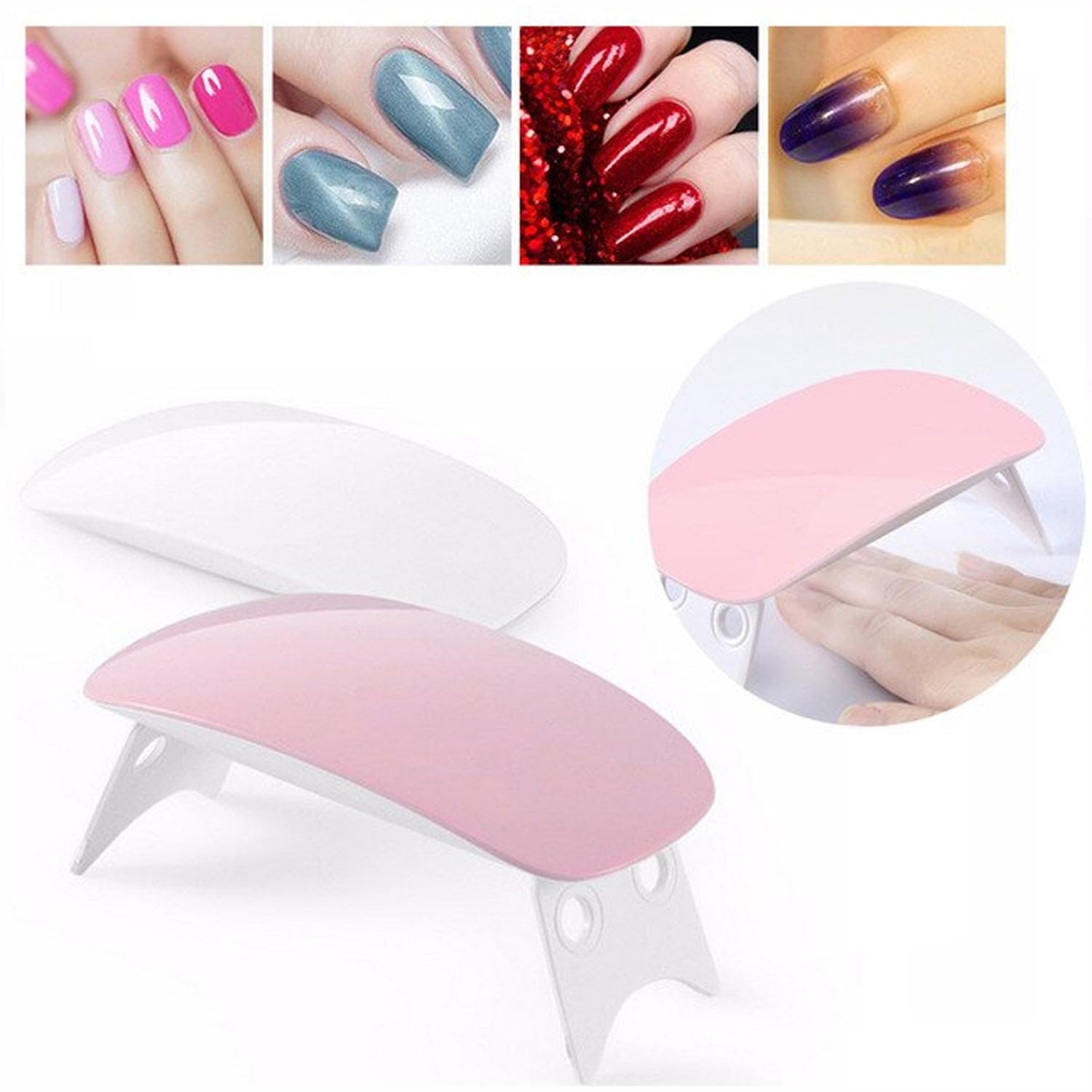 Professional Nail Polish Dryer Machine - Fast UV LED Gel Nail Lamp for Home & Salon Use | Quick Drying for Manicures & Pedicures | Perfect for Nail Art, Gel Polish & Acrylic Nails