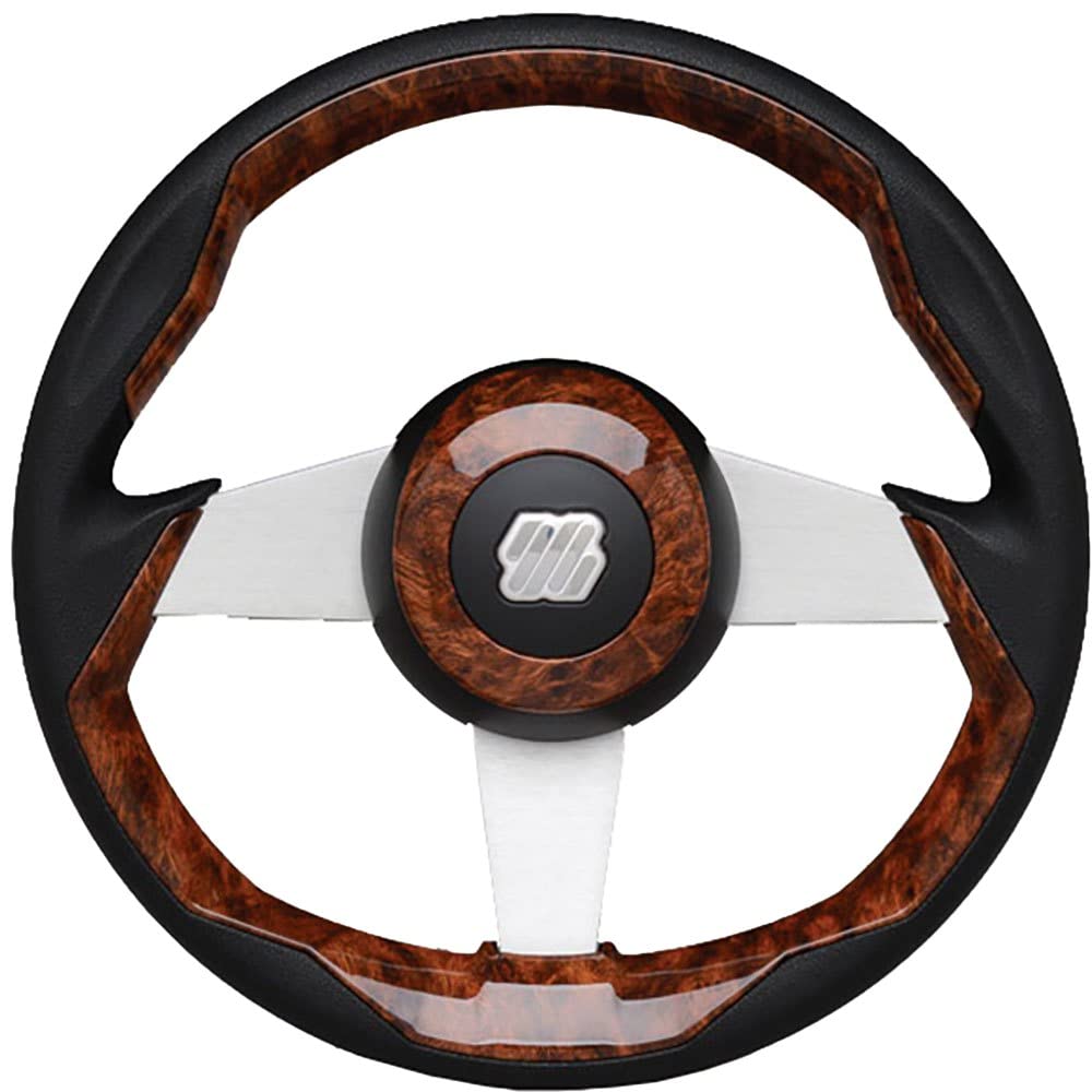 Original Mercury Marine/Mercruiser 13.8 Inch OEM Steering Wheel - Part #8M0121296 - Perfect for Boat & Marine Vehicle Replacement & Upgrades
