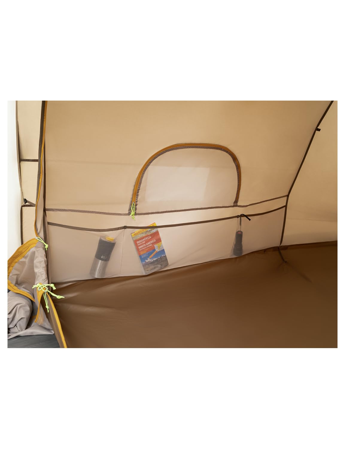 Jack Wolfskin Unisex Divide RT Tent for Adults - Lightweight, Waterproof Camping Shelter in White Pepper, One Size - Perfect for Backpacking, Hiking & Outdoor Adventures