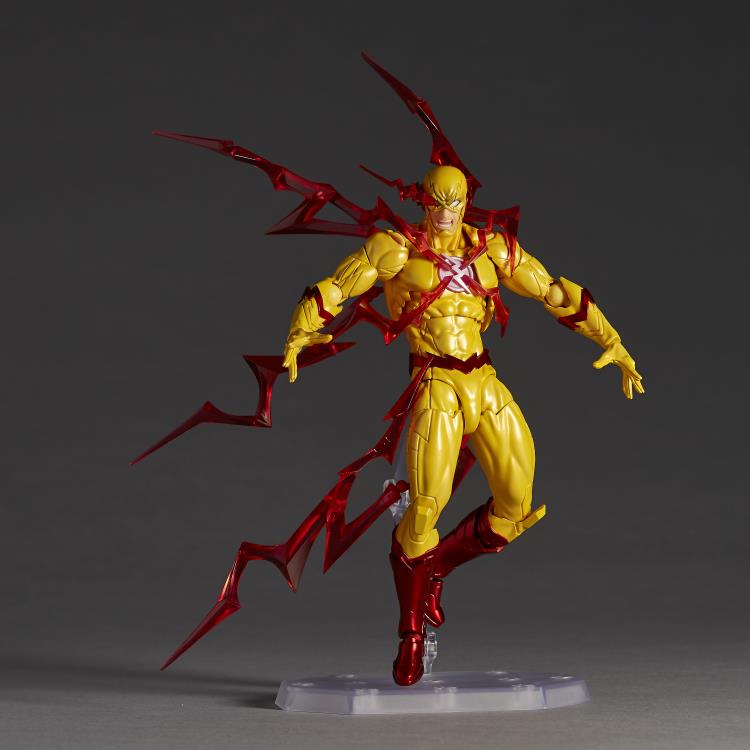 Amazing Yamaguchi Revoltech Reverse Flash Action Figure NR009 - High-Quality Collectible for DC Comics Fans & Display