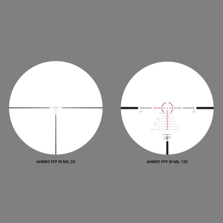 Athlon Helos BTR GEN 2 2-12x42mm FFP Riflescope with AHMR2 Reticle & 30mm Tube - MIL Illuminated for Hunting, Tactical Shooting & Long-Range Precision | Durable Scope for Outdoor Adventures & Competitive Shooting