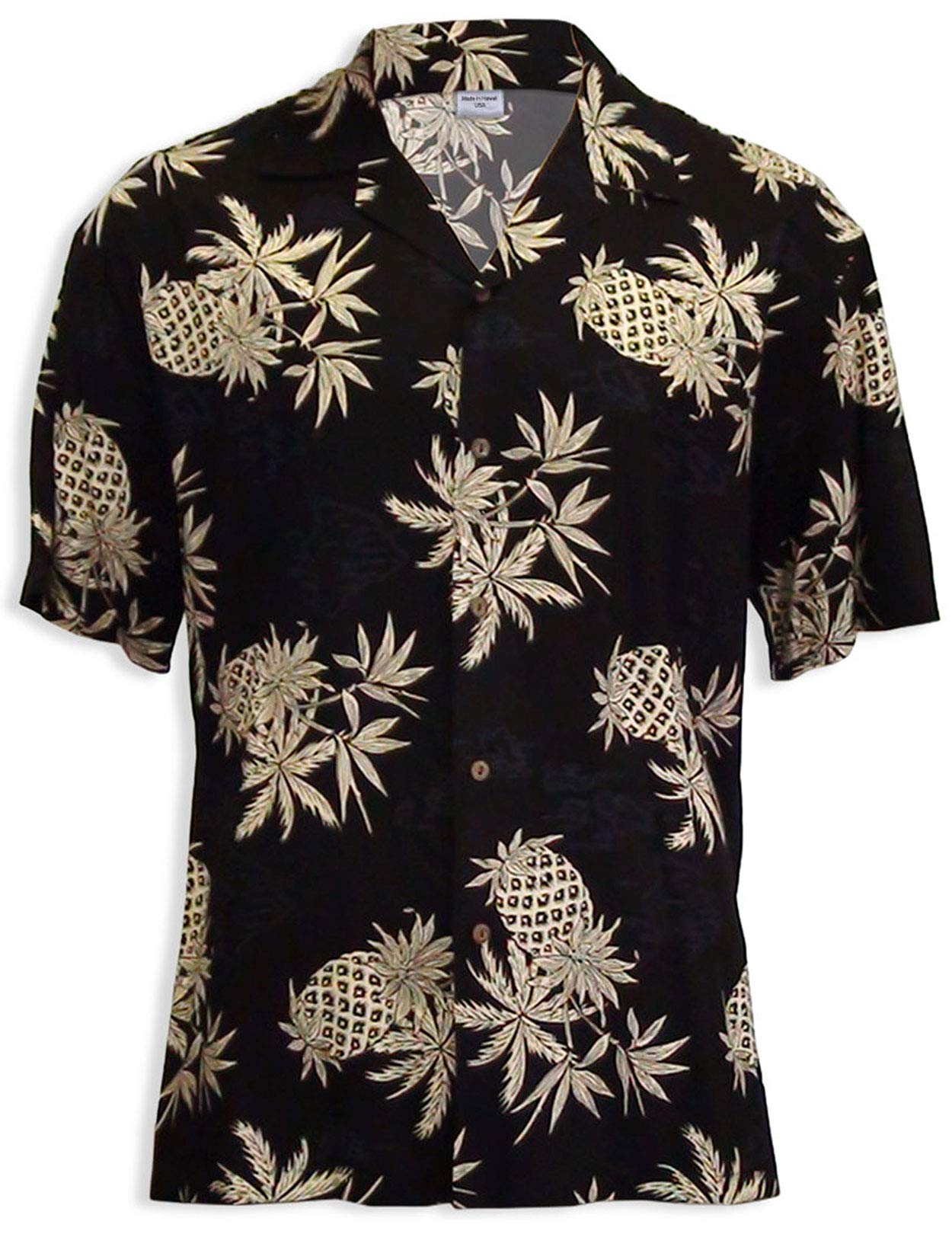 Premium Men's Hawaiian Rayon Shirts - Authentic Made in Hawaii - Vibrant Tropical Prints & Colors - Perfect for Beach Vacations, Luaus & Summer Parties