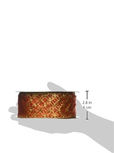 Morex Ribbon Mars Wired Polyester Ribbon - 2.5