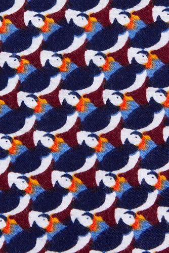 Deep Sea Navy Puffins