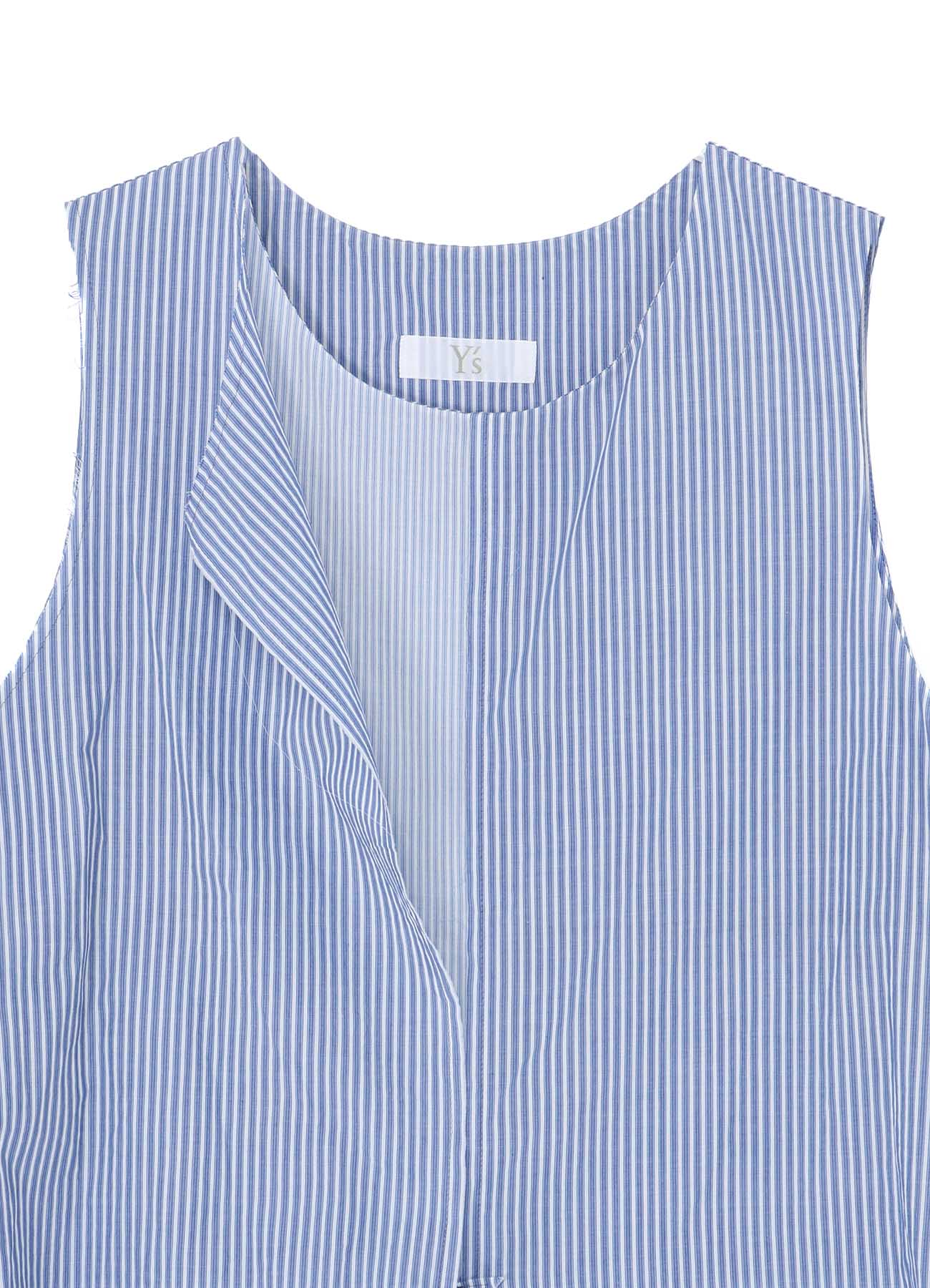 Stylish Cotton Stripe Front Drape Blouse for Women - Trendy Casual & Office Wear - Perfect for Work, Date Night & Everyday Outfits