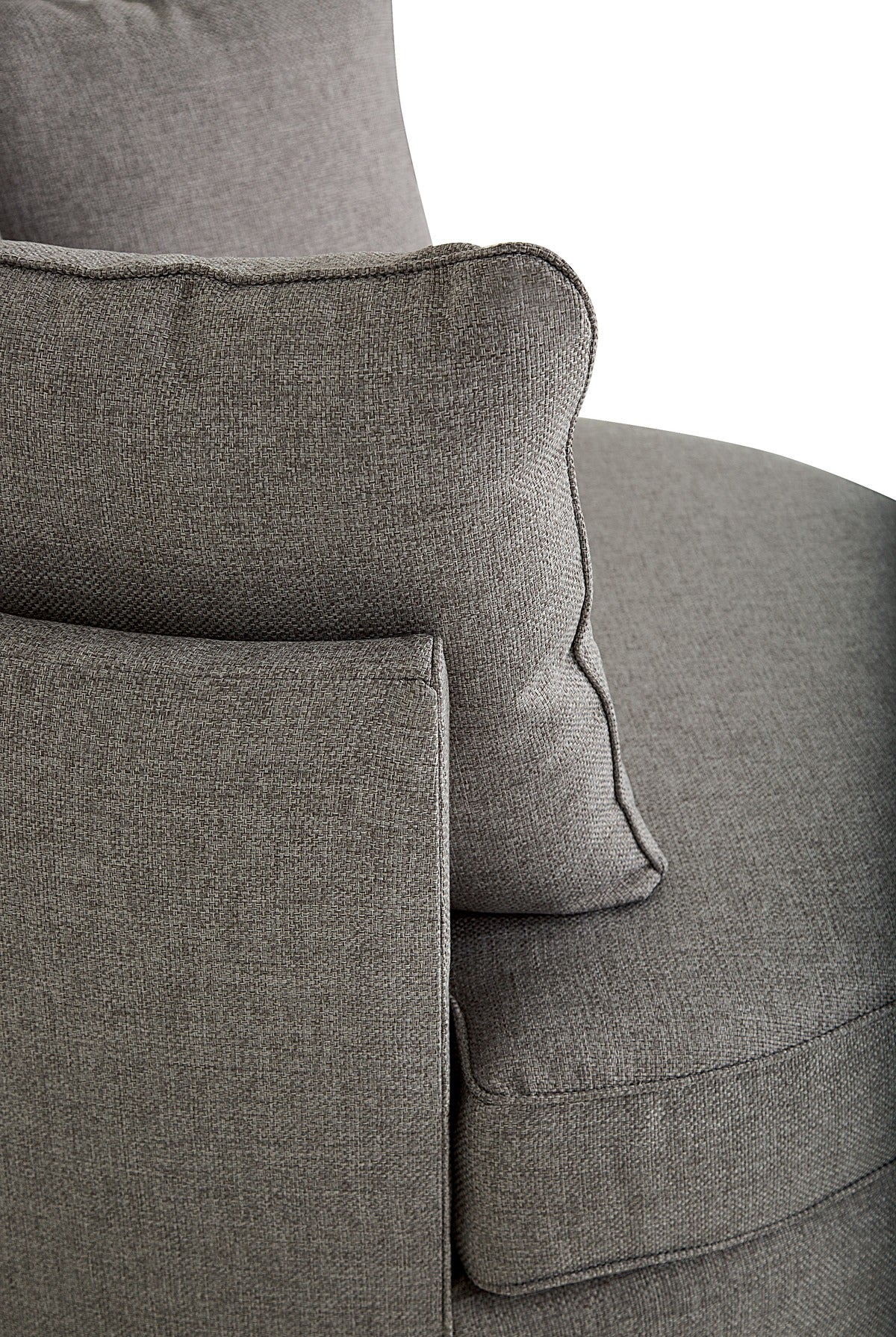 Palliser Swivel Chair Sutton - 360-Degree Rotating Modern Accent Chair for Living Room, Office & Lounge - Comfortable Upholstered Fabric Seat with Sturdy Metal Base