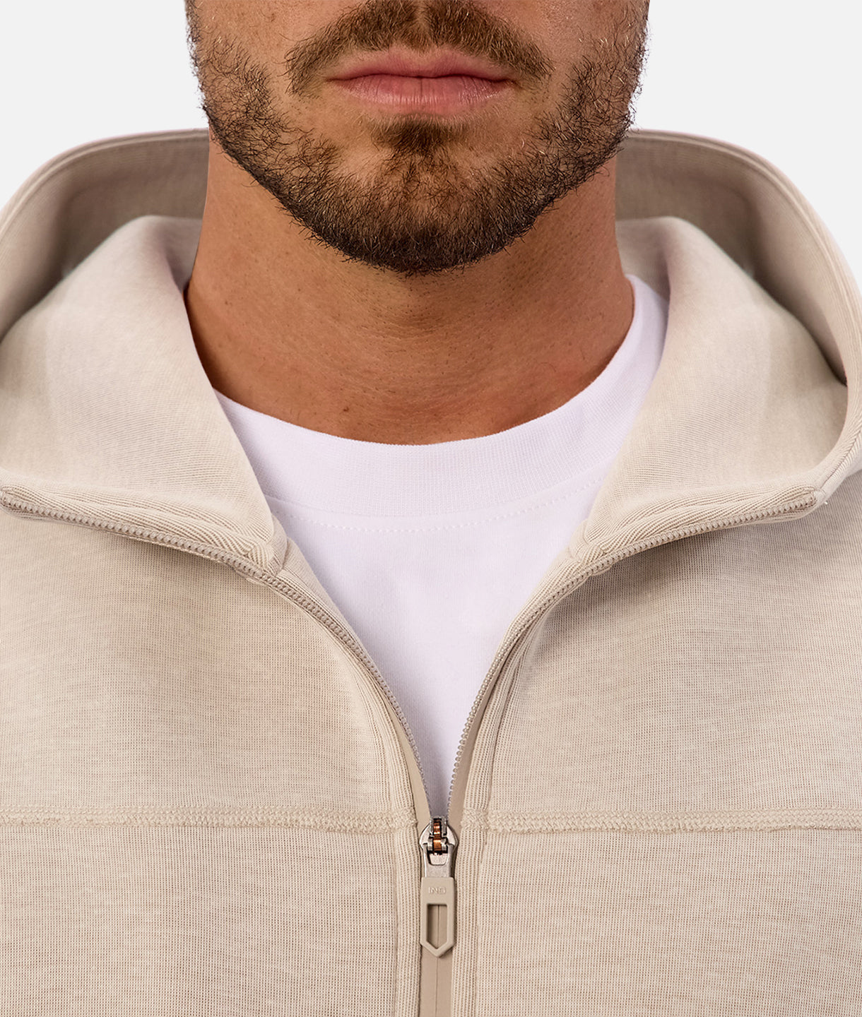 The Washington Zip Thru Hoodie - Stone Heather Color | Cozy & Stylish Pullover for Men & Women | Perfect for Outdoor Activities, Casual Wear & Layering