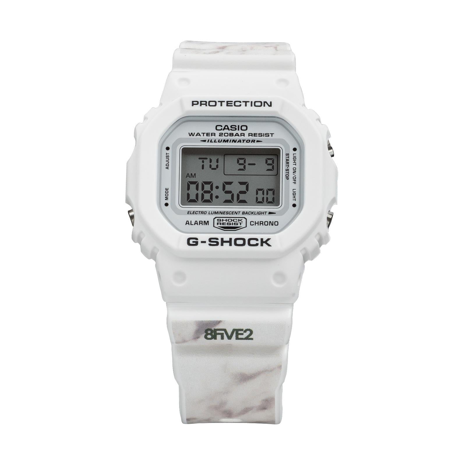 8FIVE2 x G-Shock Digital Sports Watch for Men - Waterproof, Shock Resistant, Durable - Perfect for Outdoor Adventures, Running, and Fitness Tracking