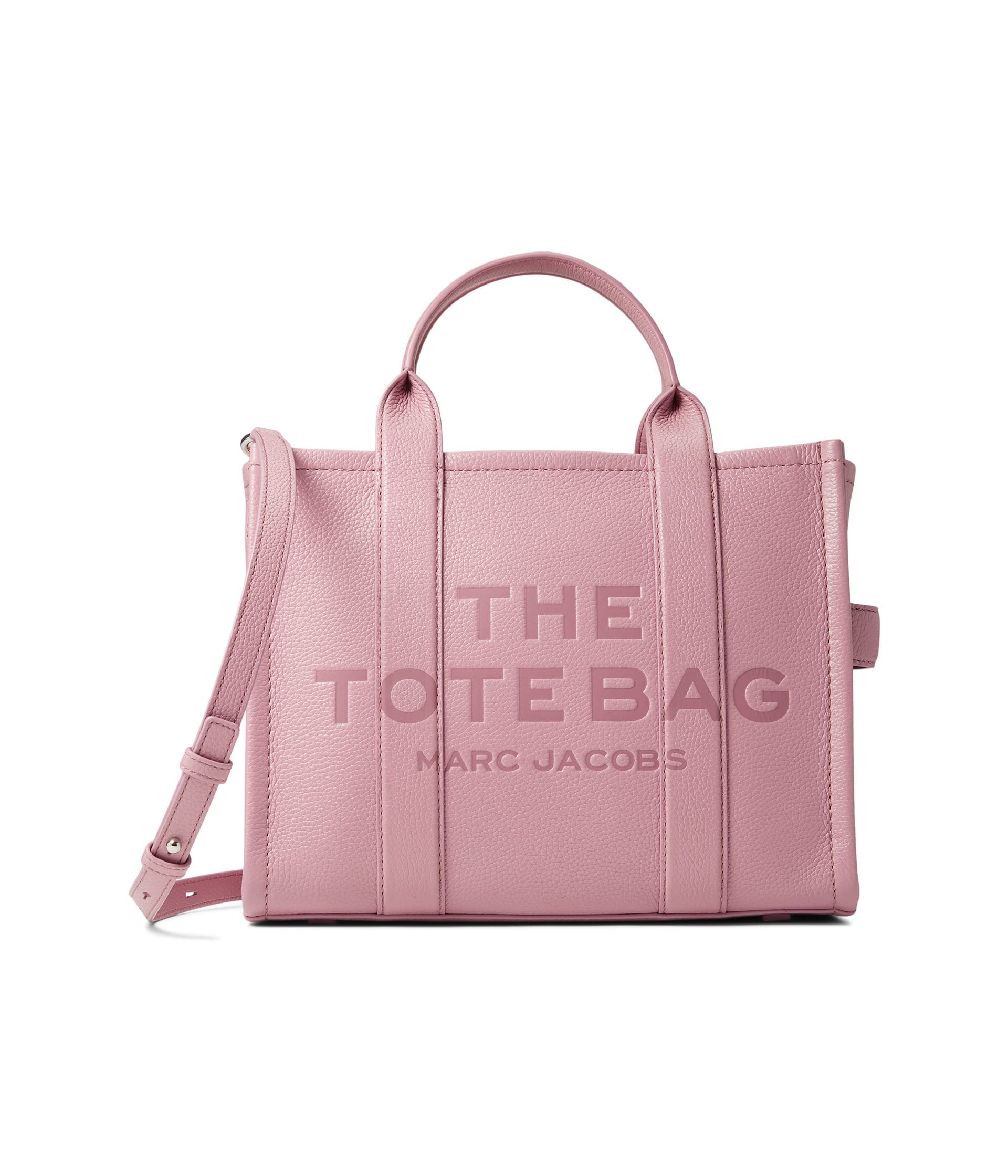 Marc Jacobs The Leather Small Tote Bag in Lilas - Stylish Crossbody Purse for Women | Perfect for Work, Travel & Everyday Use