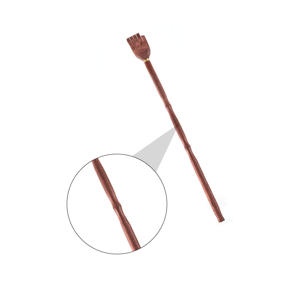 Premium Pear Wood Back Scratcher & Massager - Natural Wooden Body Care Tool for Itch Relief & Relaxation - Perfect for Home, Office, Travel & Gift Giving