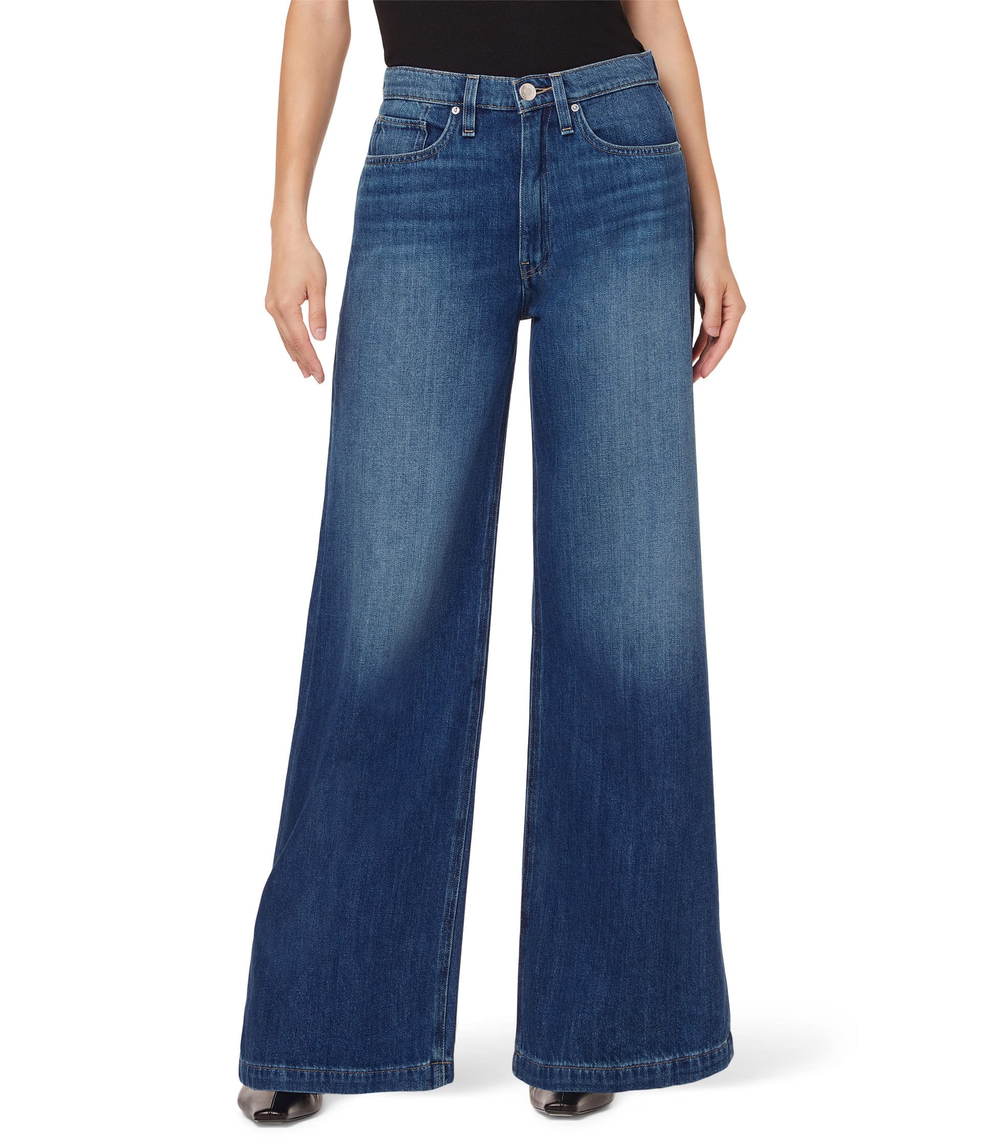 HUDSON Jeans Jodie Wide Leg Women's High Waist Denim Pants in Lakely Wash | Comfortable & Stylish for Casual Wear, Office & Night Out