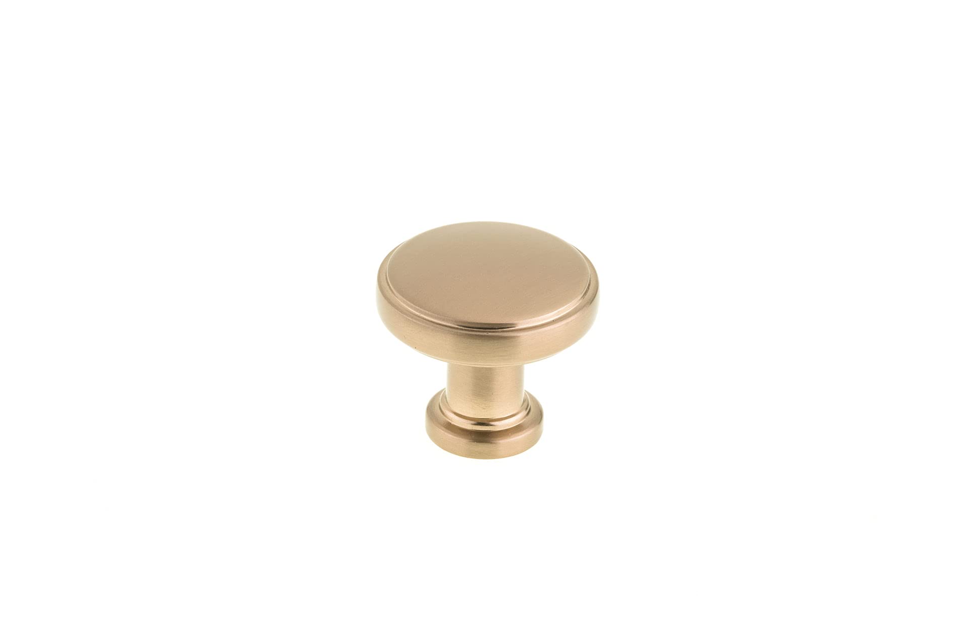 Richelieu Hardware BP872634CHBRZ Crestmont Collection 1 5/16-inch (34mm) Champagne Bronze Modern Cabinet Knob - Elegant Drawer Pull for Kitchen Cabinets, Bathroom Vanity & Furniture (Set of 10) - Perfect for Home Renovation & DIY Projects