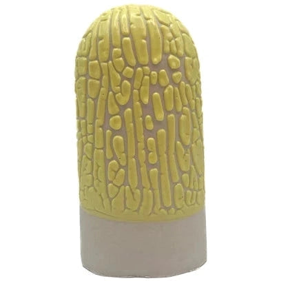 Ritual Glaze △5 6 Crawl Yellow Ceramic Vase - Modern Home Decor for Living Room, Bedroom & Office Centerpiece