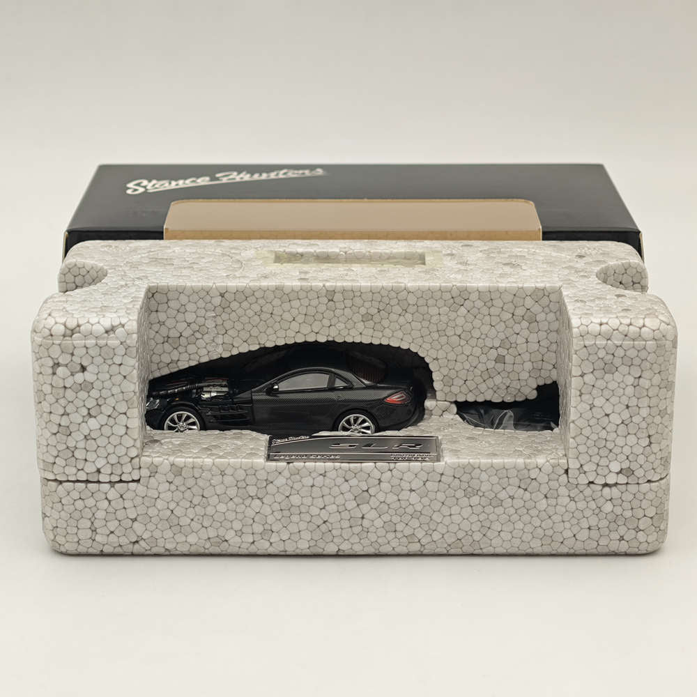 1/64 Scale Stance Hunters Mercedes-Benz McLaren SLR Black Legend Series Diecast Model Car - Rare Collectible for Car Enthusiasts & Display Showcase