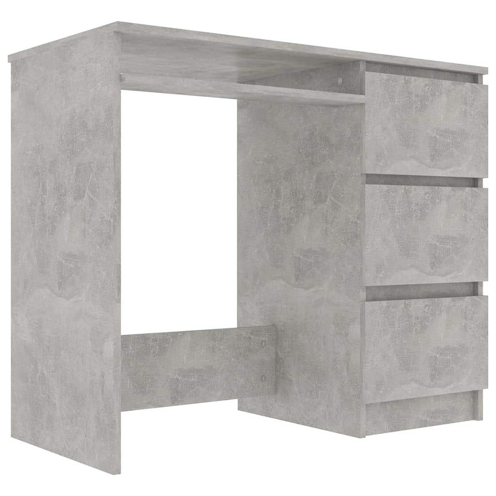 vidaXL Chipboard Computer Desk - Home Office Workstation with Corner Design, Multiple Colors for Study, Gaming & Workspace Setup