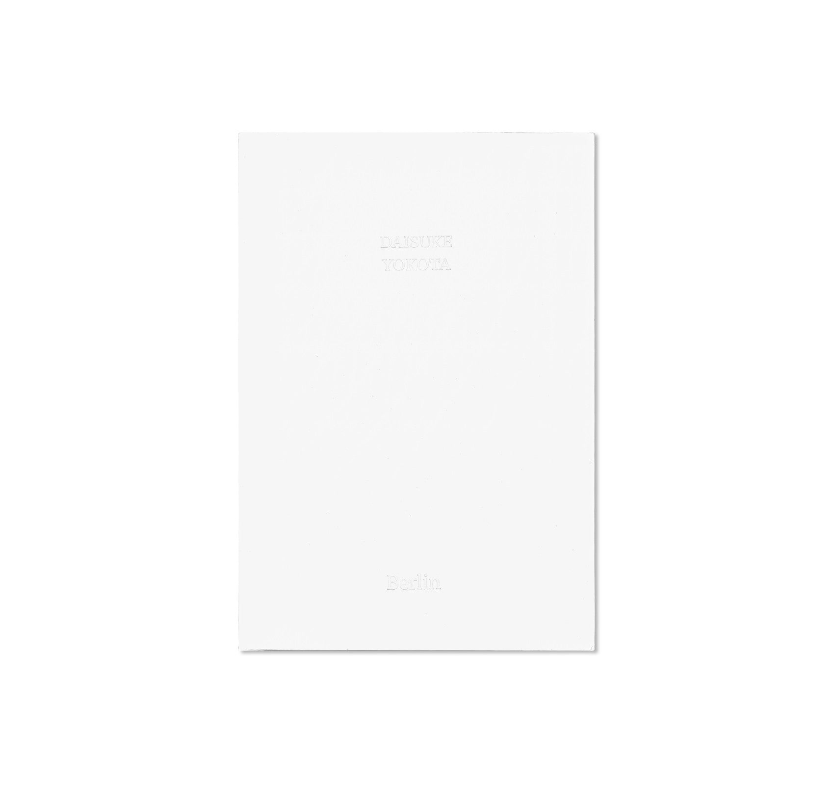 BERLIN by Daisuke Yokota - Special Edition Photography Book | Limited Collector's Item for Art Lovers & Photography Enthusiasts | Perfect for Home Decor, Coffee Table Display & Gift Giving