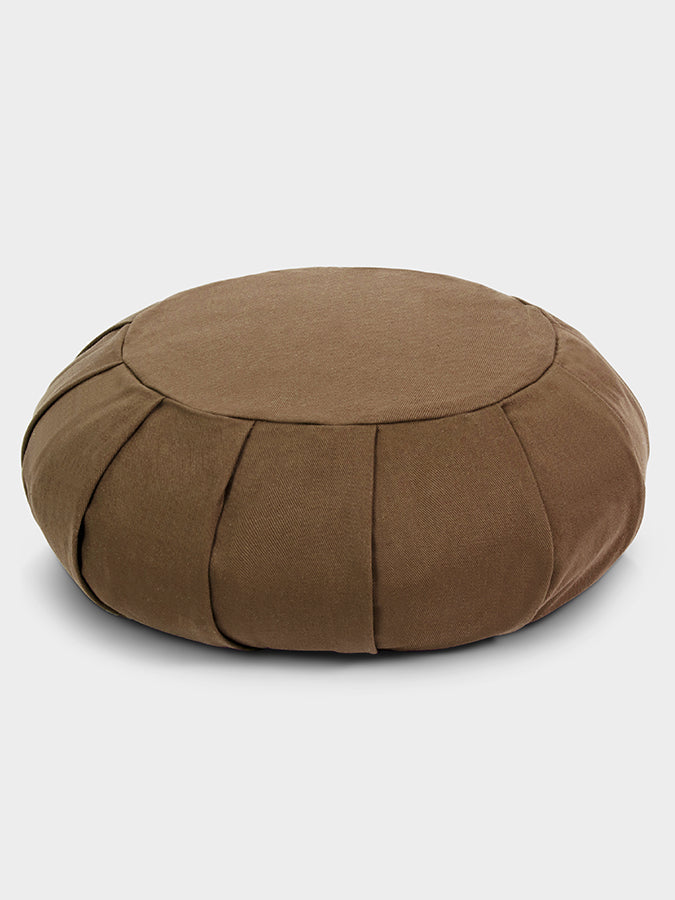 Organic Buckwheat Zafu Meditation Cushion - Round Yoga Pillow for Comfortable Seating, Posture Support & Zen Practice - Perfect for Home, Studio & Meditation Spaces