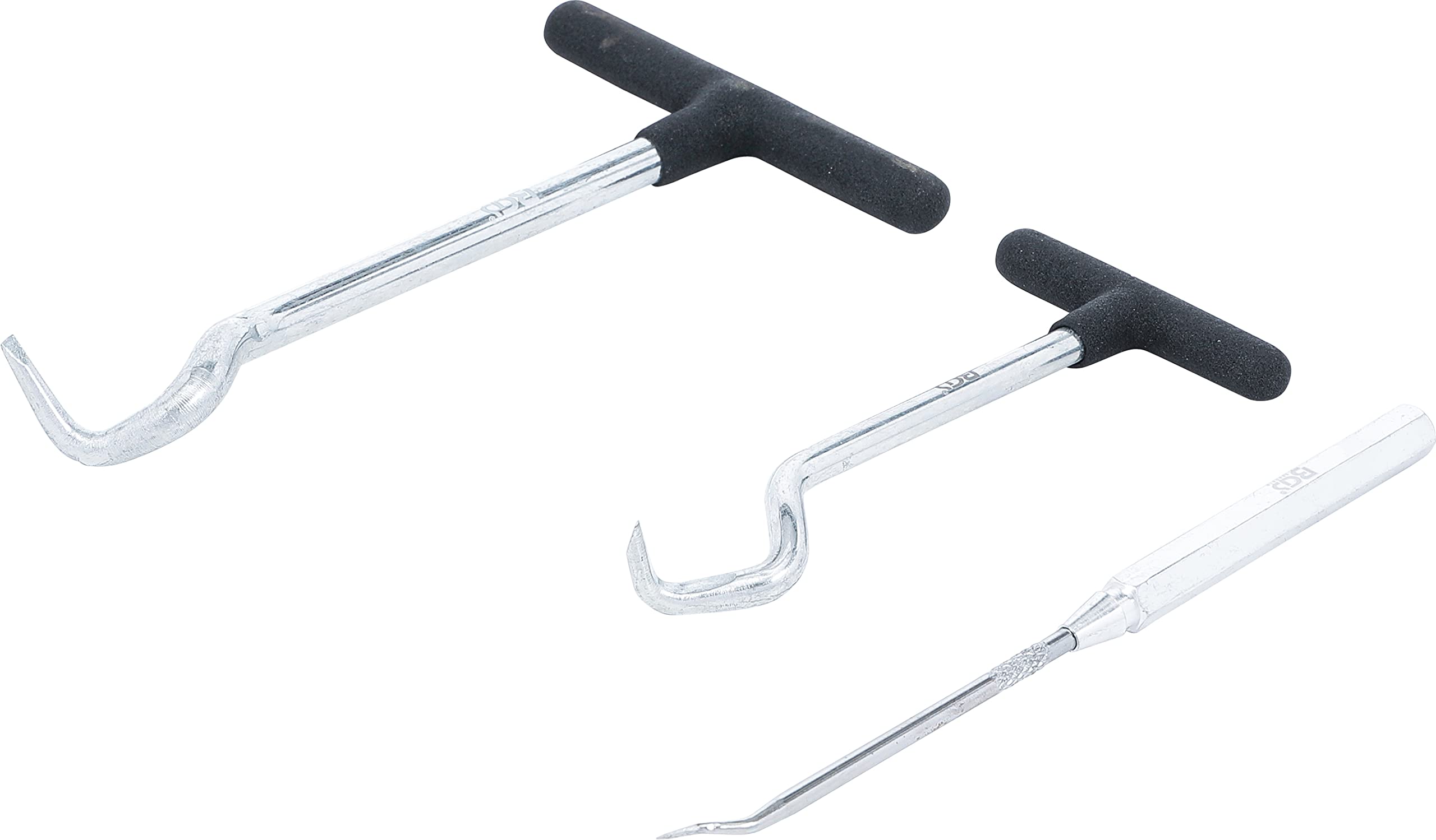 BGS 8405 Seal Removing Hook Set - 3 Piece Automotive Seal Pry Tool Kit for Gaskets, Oil Seals & Bearings - Ideal for Mechanics, DIY Car Repair & Engine Maintenance