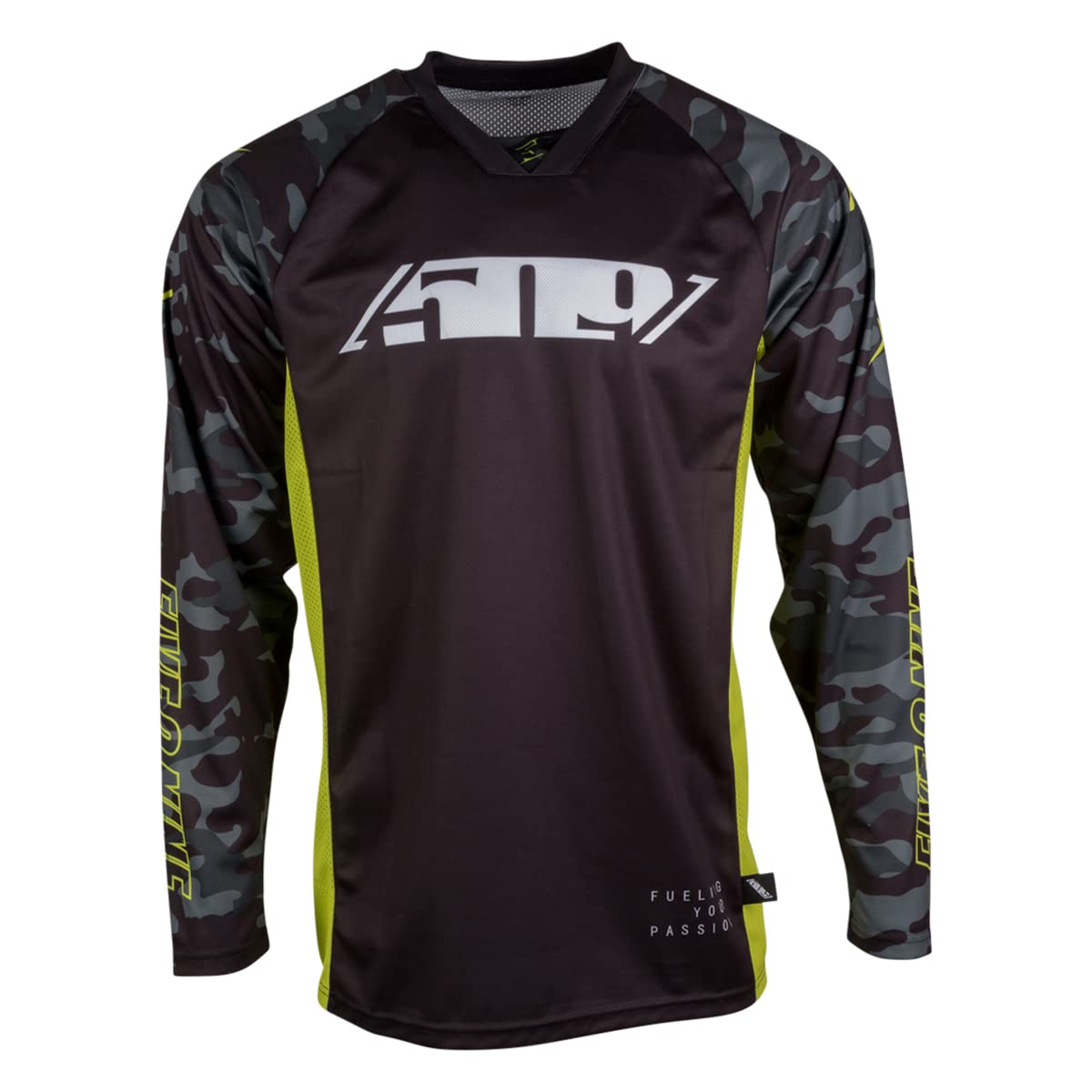 509 Ridge Jersey (Black Camo - Small) - Men's Tactical Performance Shirt for Outdoor, Hunting & Airsoft | Moisture-Wicking & Breathable Fabric