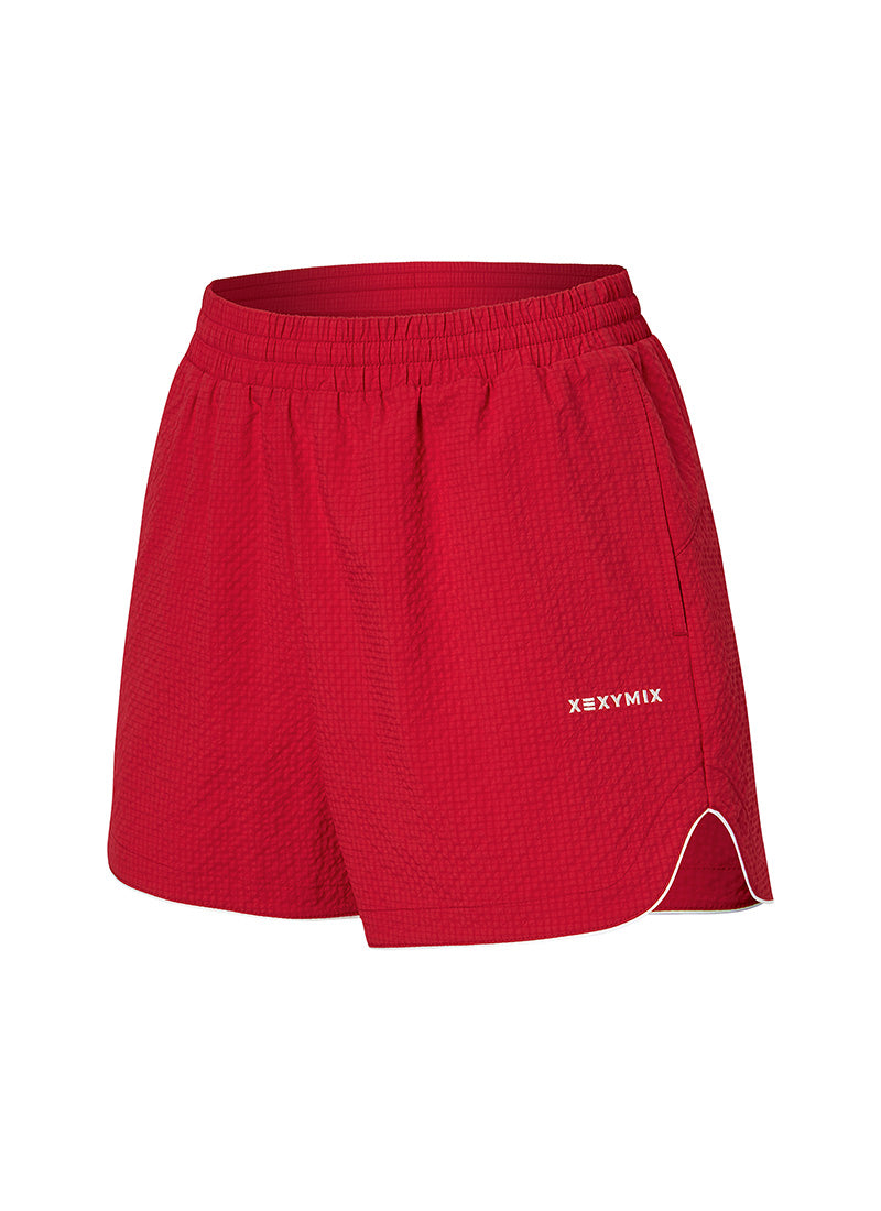 Seersucker Women's Beach Shorts - Comfortable & Stylish Summer Casual Wear for Vacation, Poolside, and Outdoor Activities