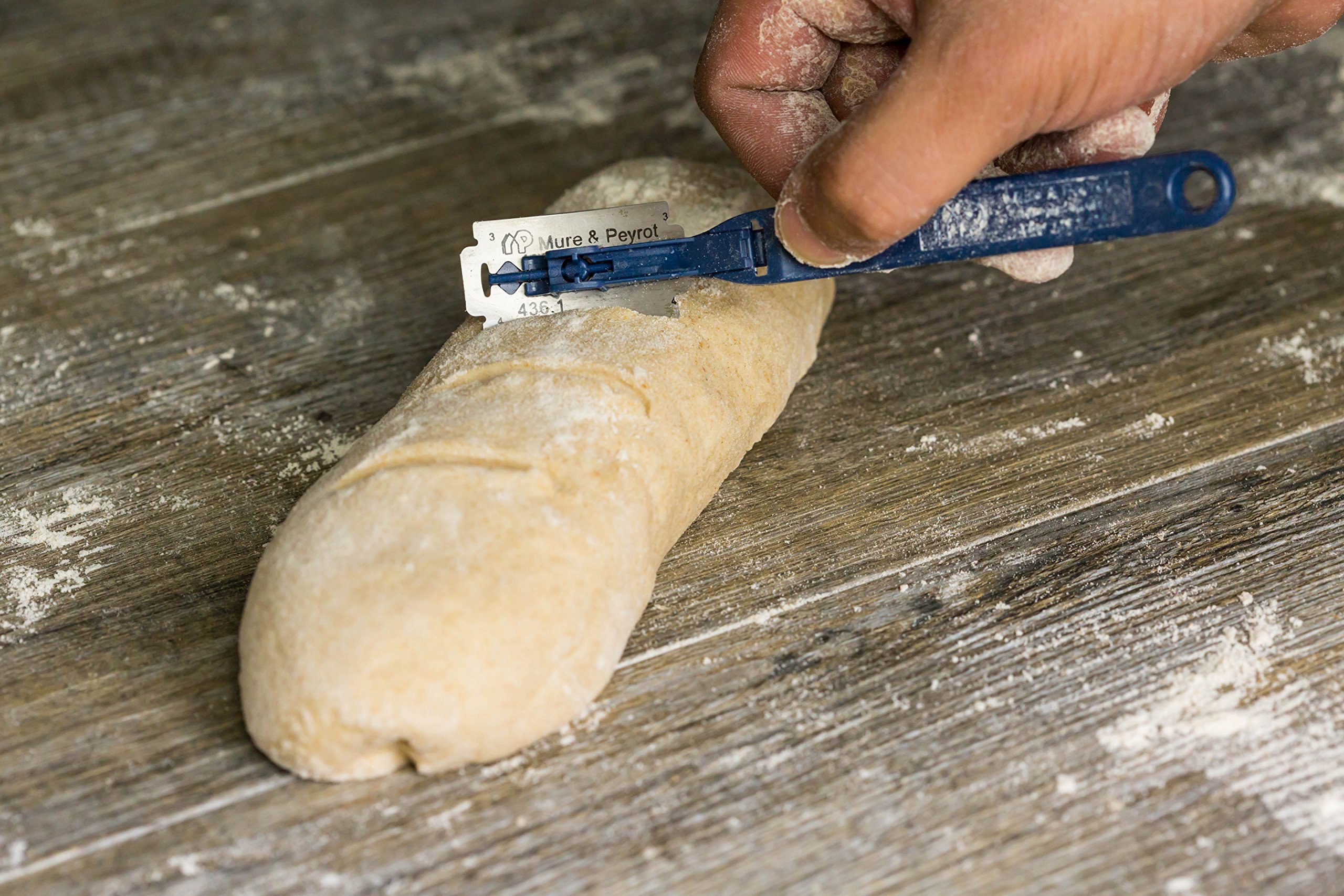 Professional Mure & Peyrot Bread Lame - French-Made Adour Model Dough Scoring Tool with Safety Lock, Blade & Protective Cover | Premium Baking Accessory for Artisan Bread, Sourdough & Pastry Making | Trusted Brand Since 1904