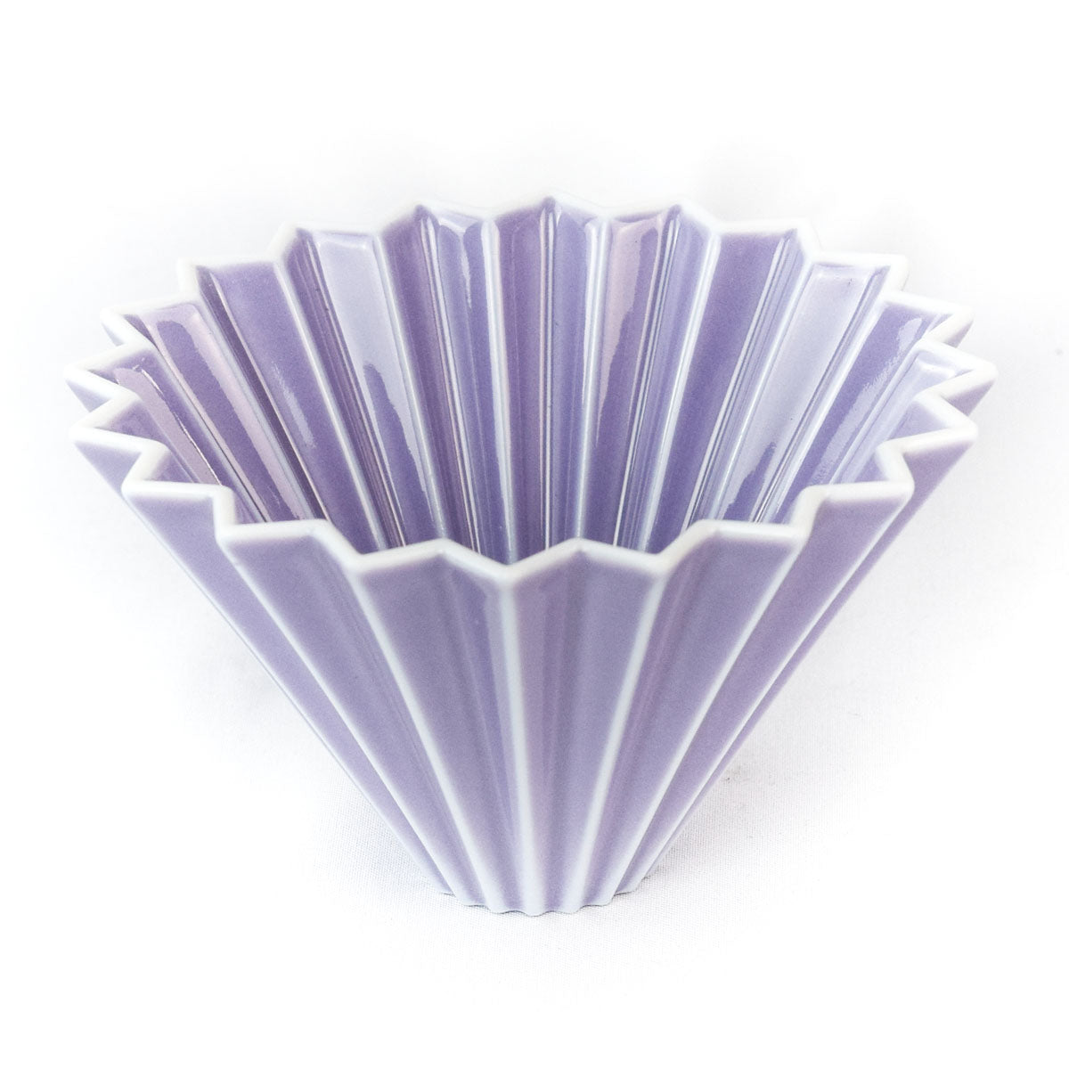 ORIGAMI Purple Coffee Dripper - Premium Pour Over Coffee Maker for Home & Office Brewing - Perfect for Specialty Coffee Lovers & Baristas