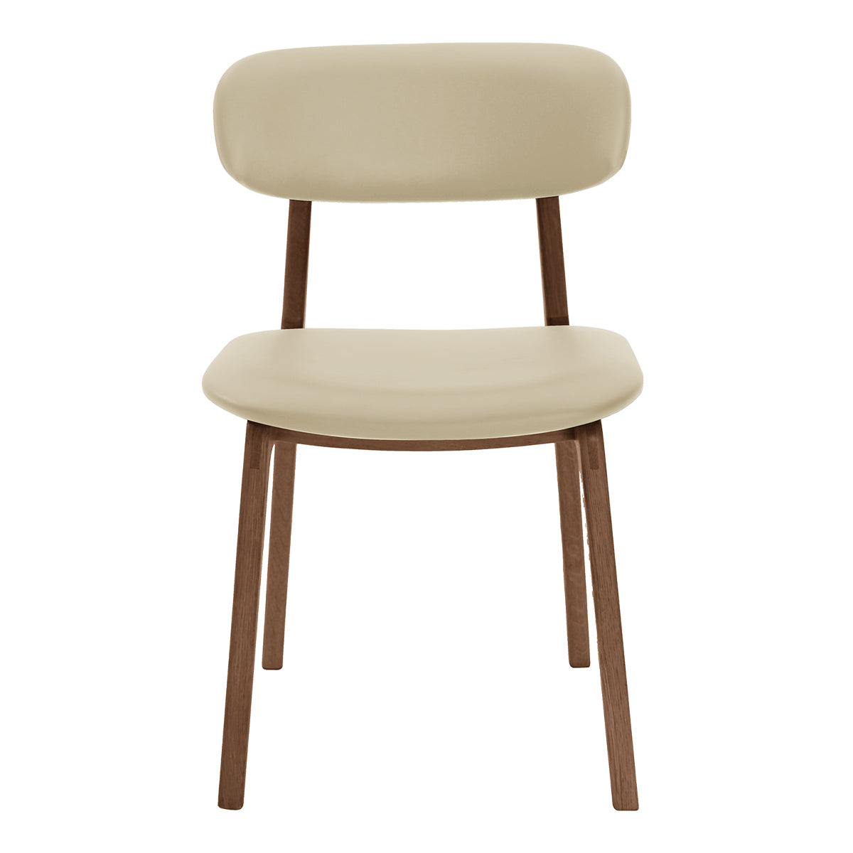 Premium Alaska Leather Dining Chair - Genuine Leather Upholstered, Ergonomic Design for Comfortable Dining - Perfect for Home, Restaurant, and Office Use