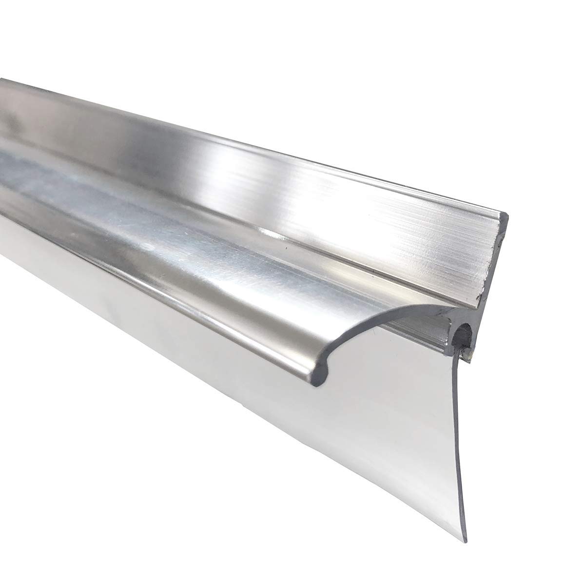 Chrome Shower Door Bottom Deflector 30