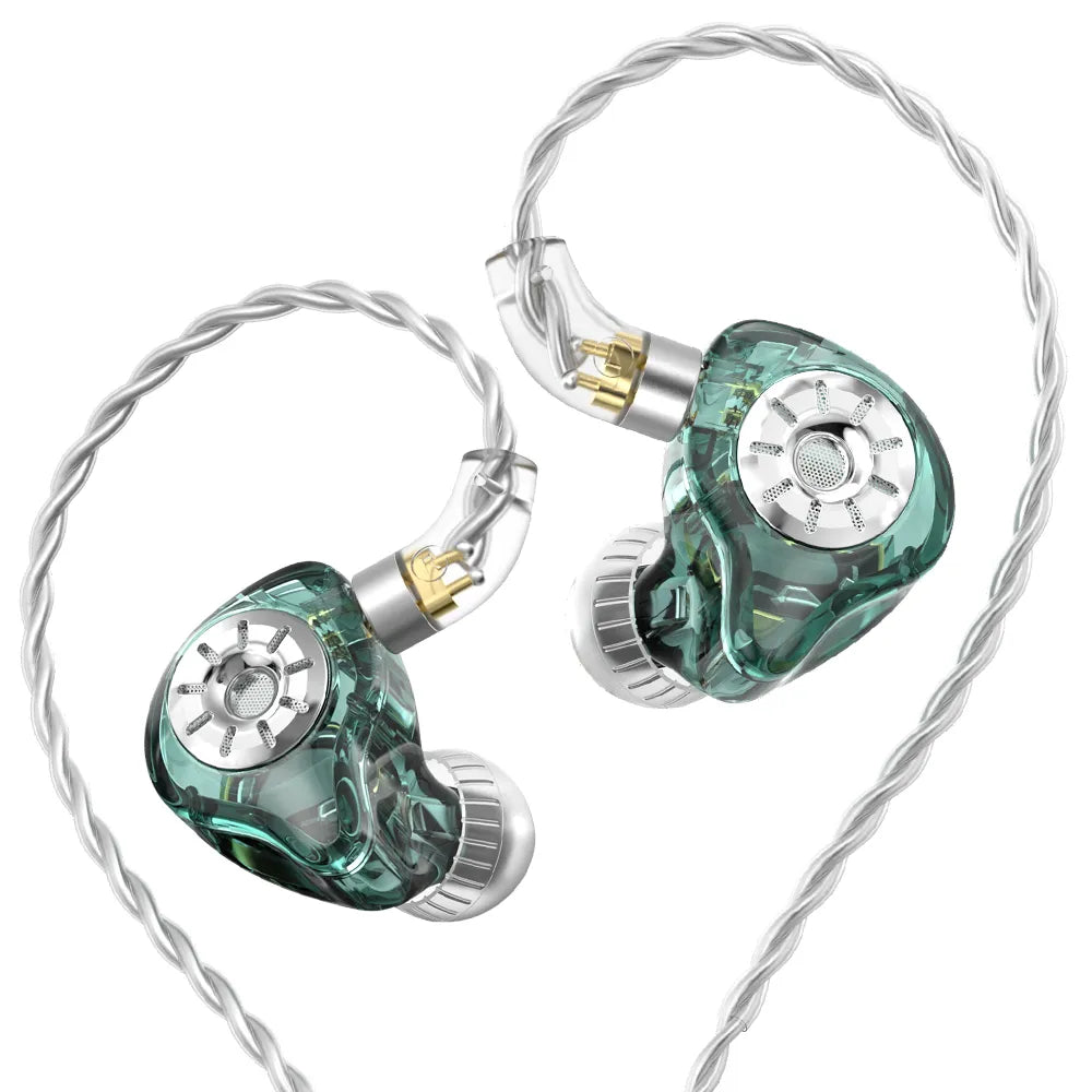 TRN ST1 PRO Hybrid Driver In-Ear Monitors - 1DD + 1BA Wired Earphones for Audiophiles, Musicians & Gamers | Perfect for Studio Recording, Live Performance & Mobile Gaming