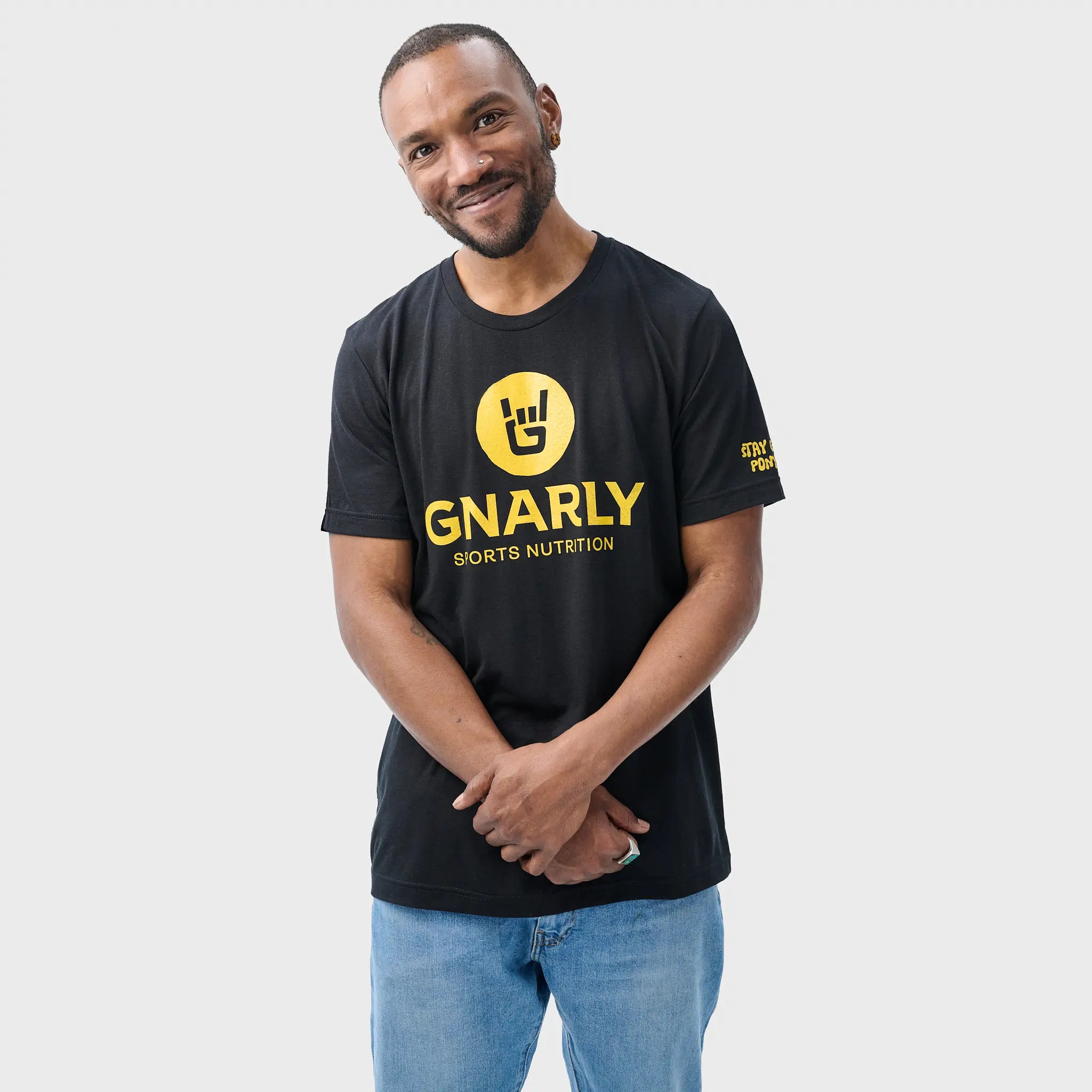 Black & Yellow Graphic T-Shirt for Men & Women | Trendy Cotton Tee for Casual Wear, Street Style & Everyday Outfits