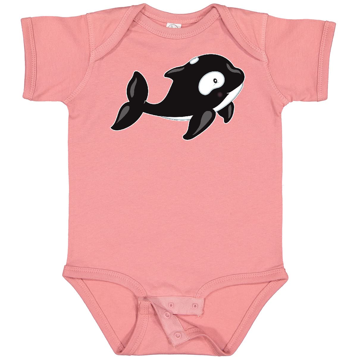 Inktastic Cute Baby Orca Whale Onesie - Soft & Comfortable Infant Bodysuit for Newborns & Toddlers - Perfect for Playtime, Photo Shoots & Everyday Wear