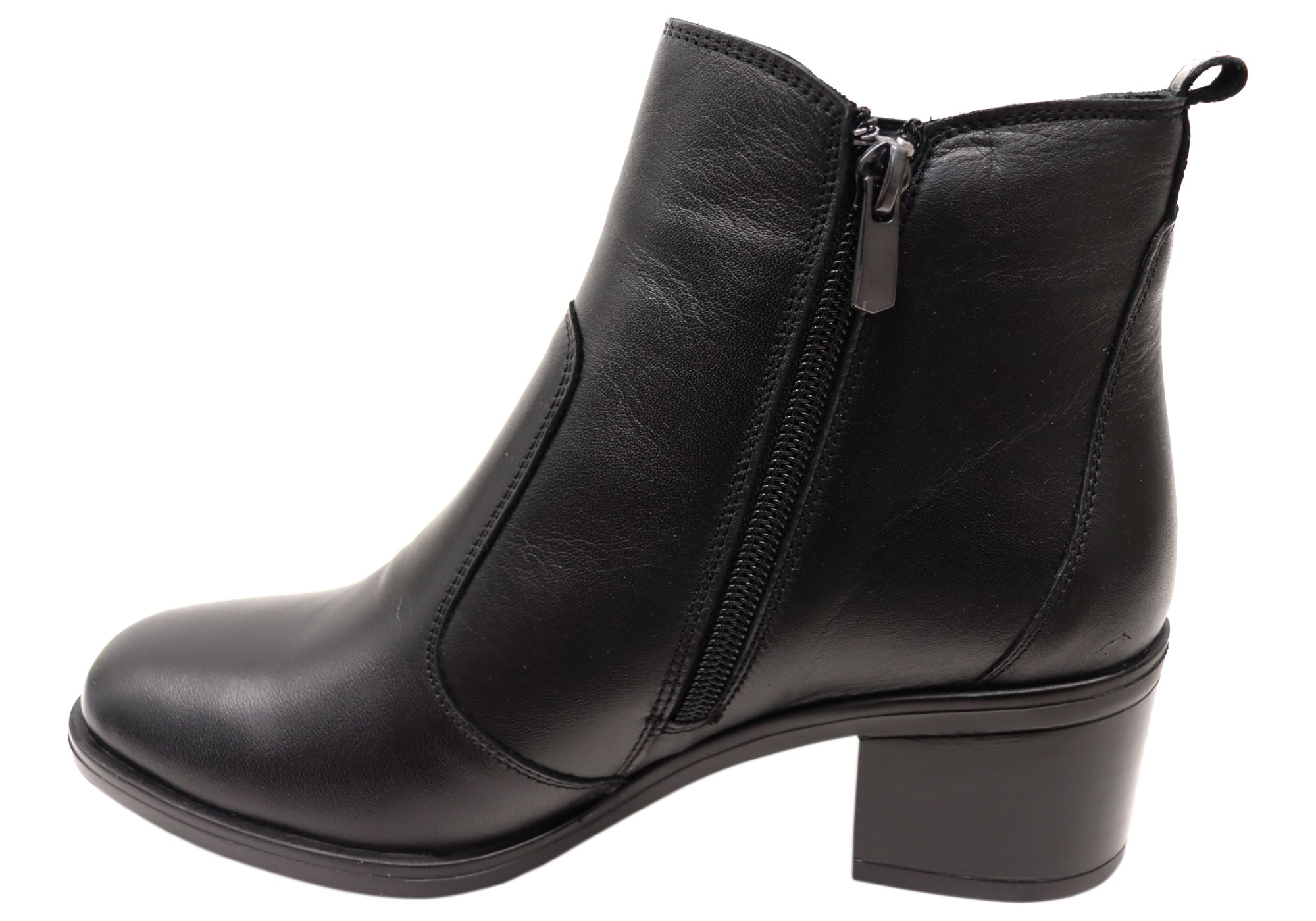 Orizonte Velmer Women's European Comfortable Leather Ankle Boots - Stylish & Soft for Walking, Work & Casual Outfits