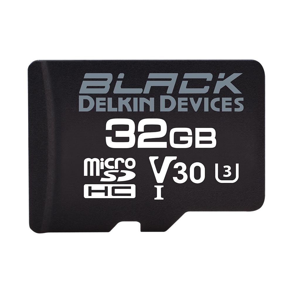 Delkin 32GB microSDHC UHS-I Class 10 Memory Card - High Speed SD Card for Smartphones, Tablets, Cameras & Drones - Perfect for 4K Video Recording & Fast Data Transfer