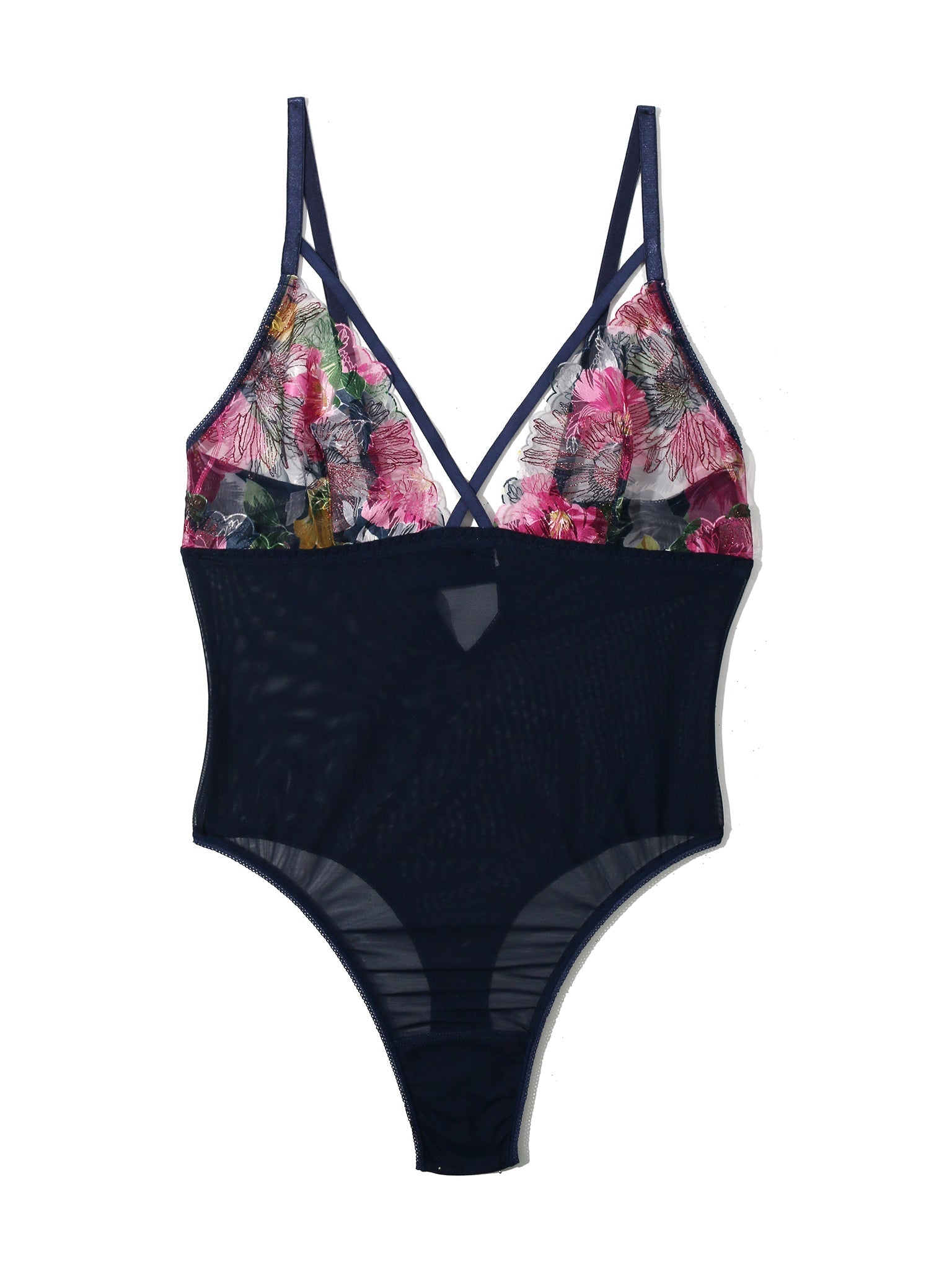 Wildly Blooming Strappy Bodysuit - Sexy Lingerie for Women | Perfect for Date Night & Boudoir Photography