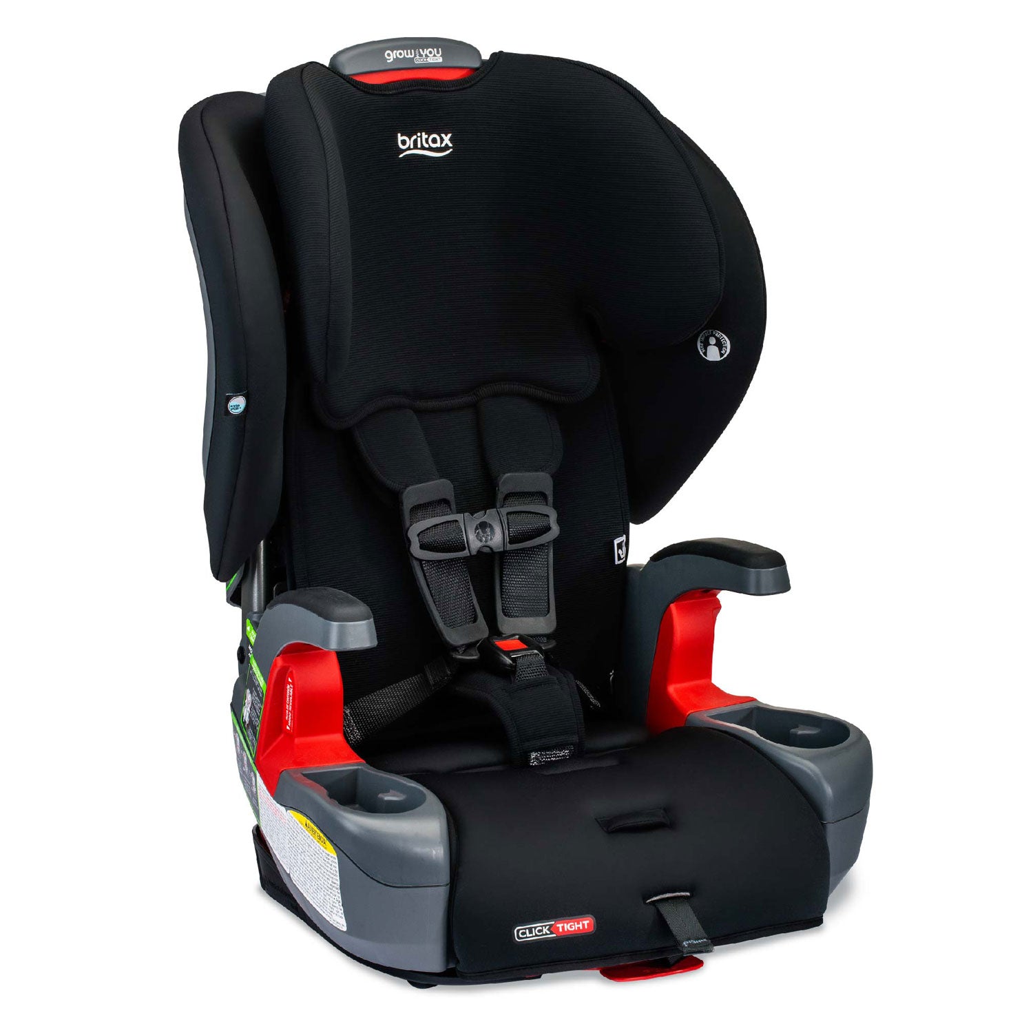 Britax Grow With You ClickTight Harness 2 Booster Car Seat - Safe & Adjustable for Toddlers to Big Kids - Perfect for Road Trips & Daily School Commute