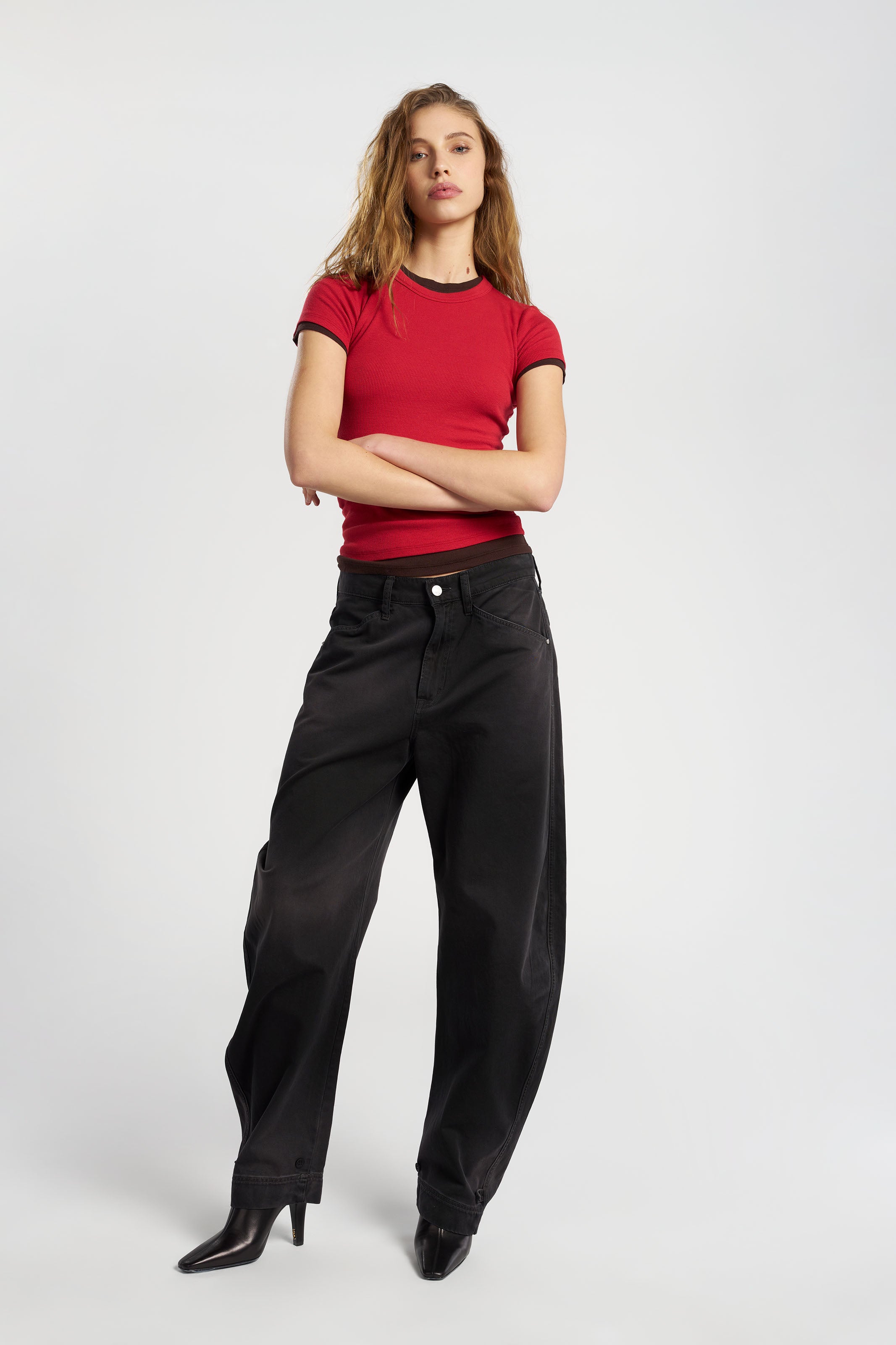 Verona Tee Crimson - Soft & Comfortable Women's T-Shirt for Casual Wear, Workout & Everyday Outfits