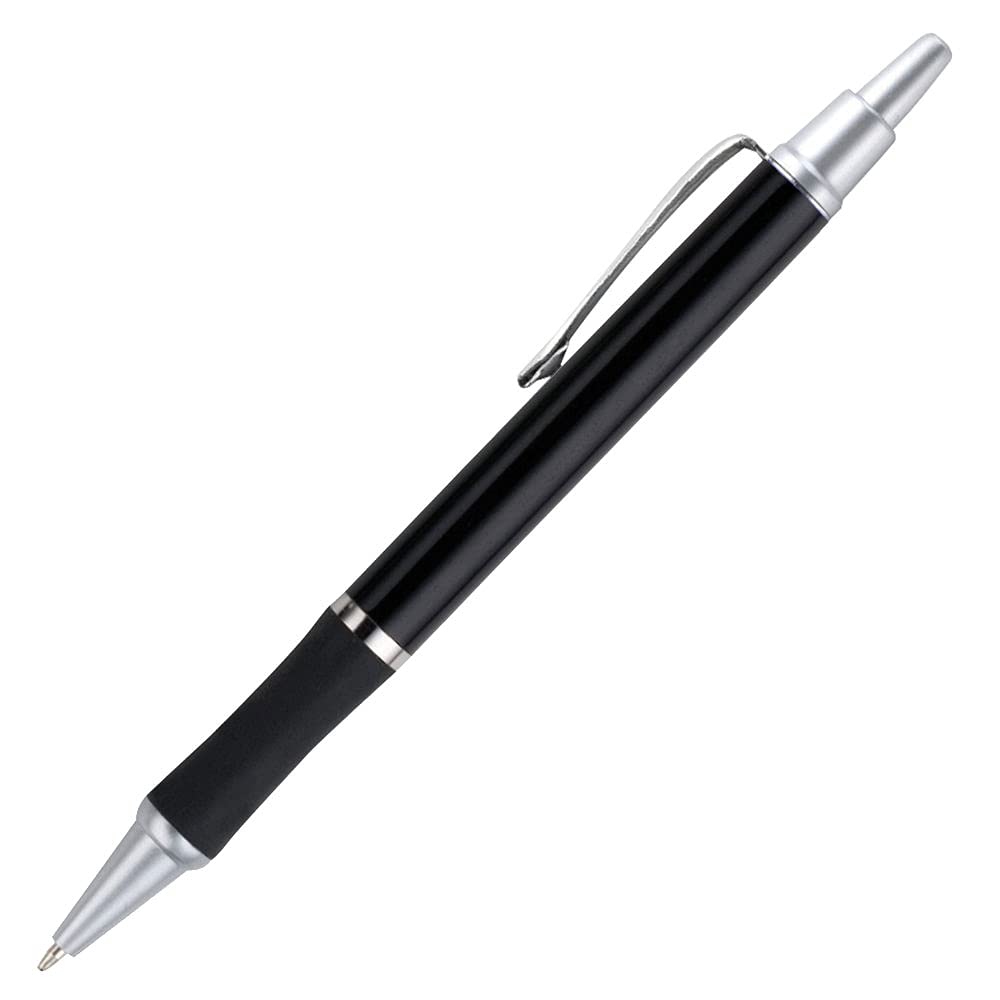 Premium Executive Pens for Men - Silver & Black (12 Pack) - Ideal for Business Gifts, Office Use & Professional Writing