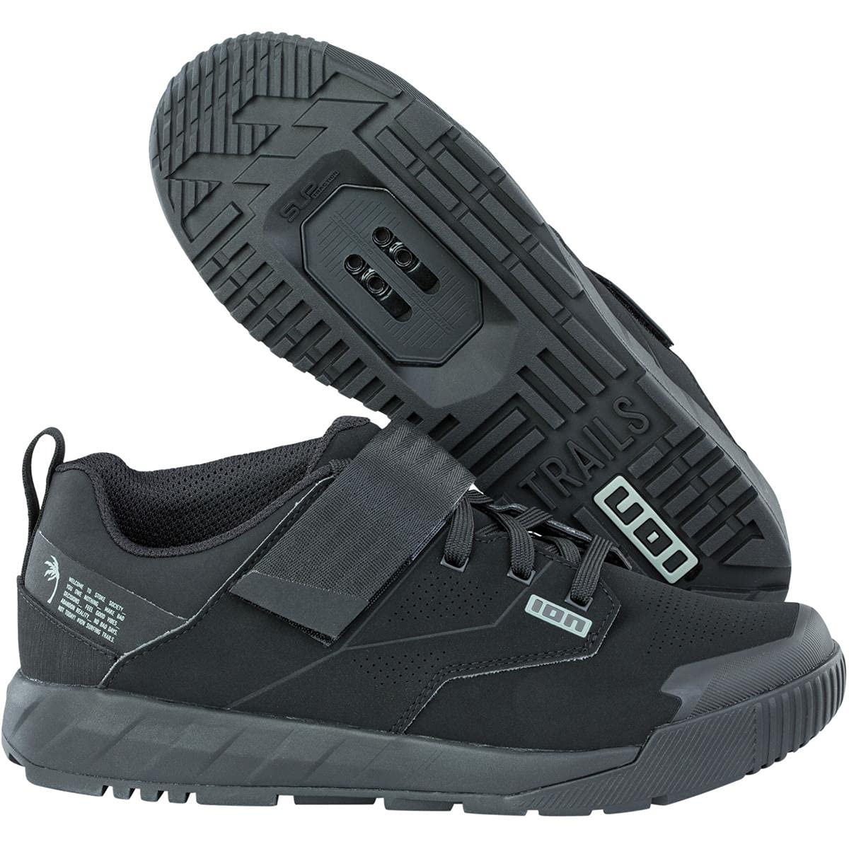 Men's Ion Rascal Amp Cycling Shoes - Black Size 41.0 | Road & Mountain Bike Shoes for Professional & Casual Riders | Perfect for Training, Racing & Outdoor Cycling Adventures