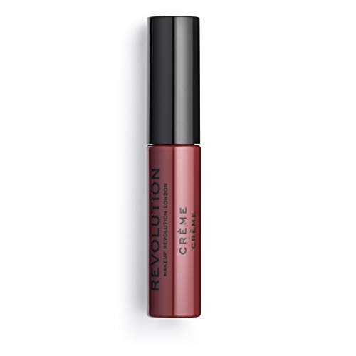 Makeup Revolution Rose 118 Creme Lipstick - Long Lasting Moisturizing Lip Color for Women, Vegan & Cruelty Free - Perfect for Daily Wear, Date Night & Special Occasions