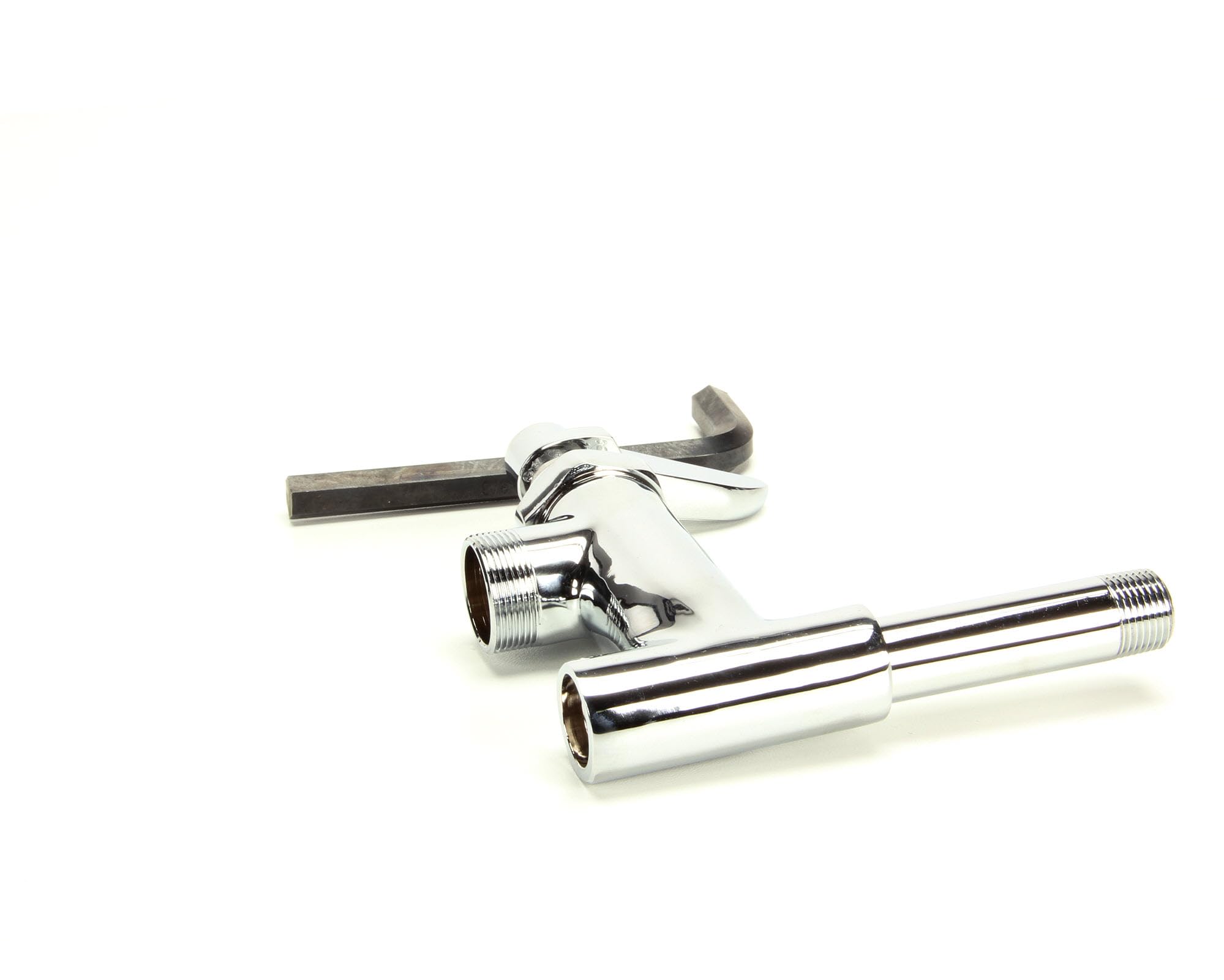 T&S Brass Add-On Faucet with Lever Handle - No Nozzle Included | Commercial Sink & Bar Faucet for Restaurants & Kitchens