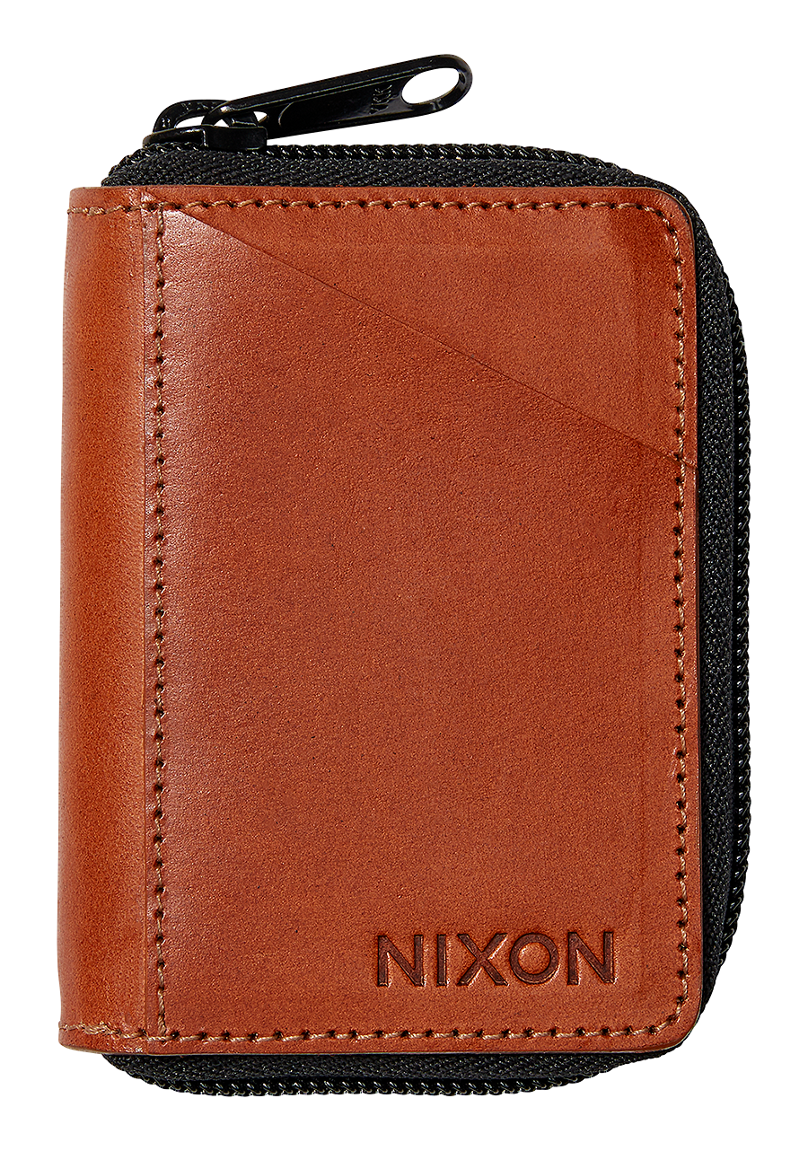 Orbit Zip Card Leather Wallet for Men & Women - RFID Blocking Slim Bifold Wallet with Zipper - Perfect for Travel, Business & Everyday Use
