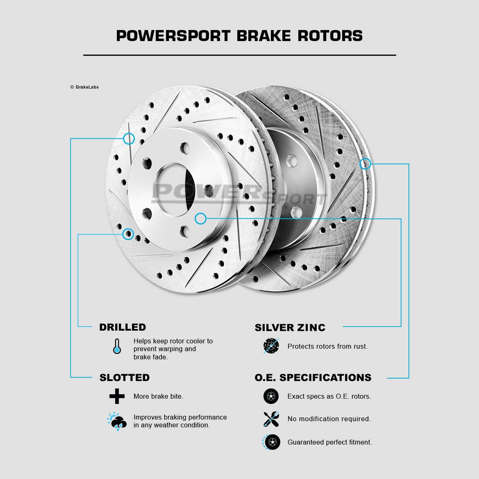 High-Performance Front & Rear Brake Pads and Rotors Kit for 2010-2014 Hyundai Genesis | Ceramic Brake Pads & Drilled Rotors | Enhanced Stopping Power for Sport Driving & Daily Commutes