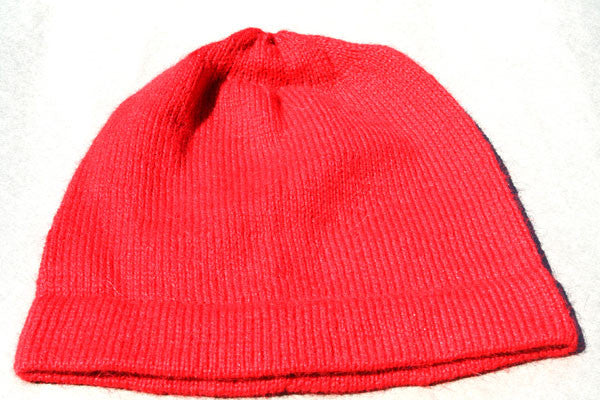Alpaca Hand Knitted Coral Beanie - Soft Winter Hat for Women & Men - Perfect for Skiing, Hiking and Cold Weather Fashion