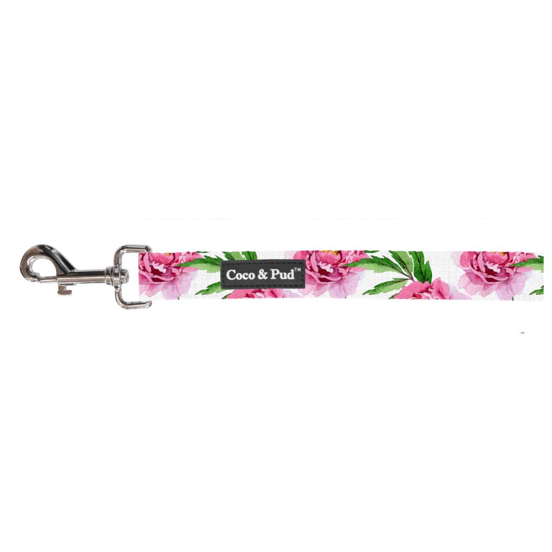 Coco Pud Peony Cat Lead - Soft & Durable Cat Leash for Small to Medium Cats - Perfect for Walking, Training & Outdoor Adventures
